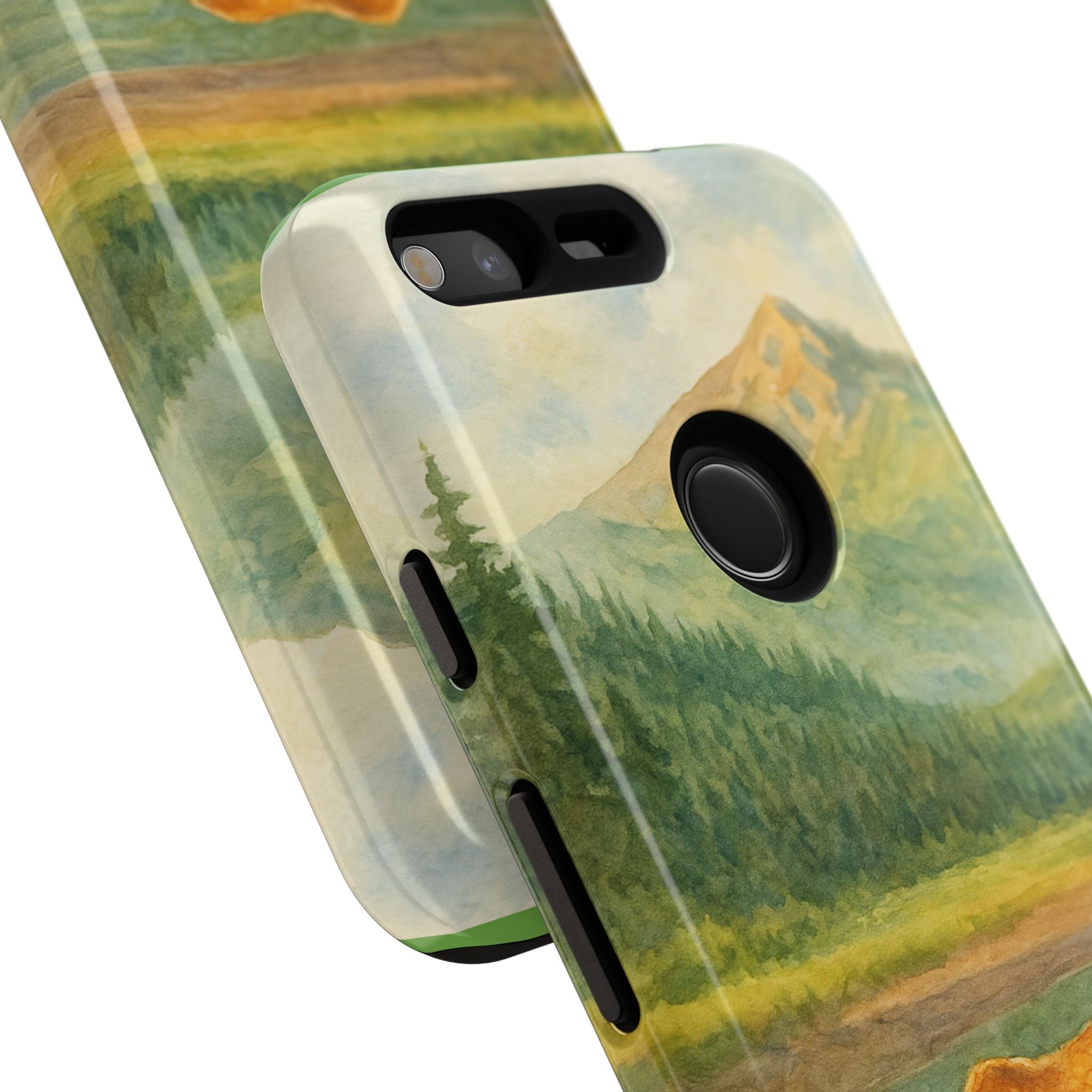 Scenic Bear Phone Case with, Tough & Protective Shell, Nature Lover Gift, Wildlife Art, Outdoor Adventure Accessory
