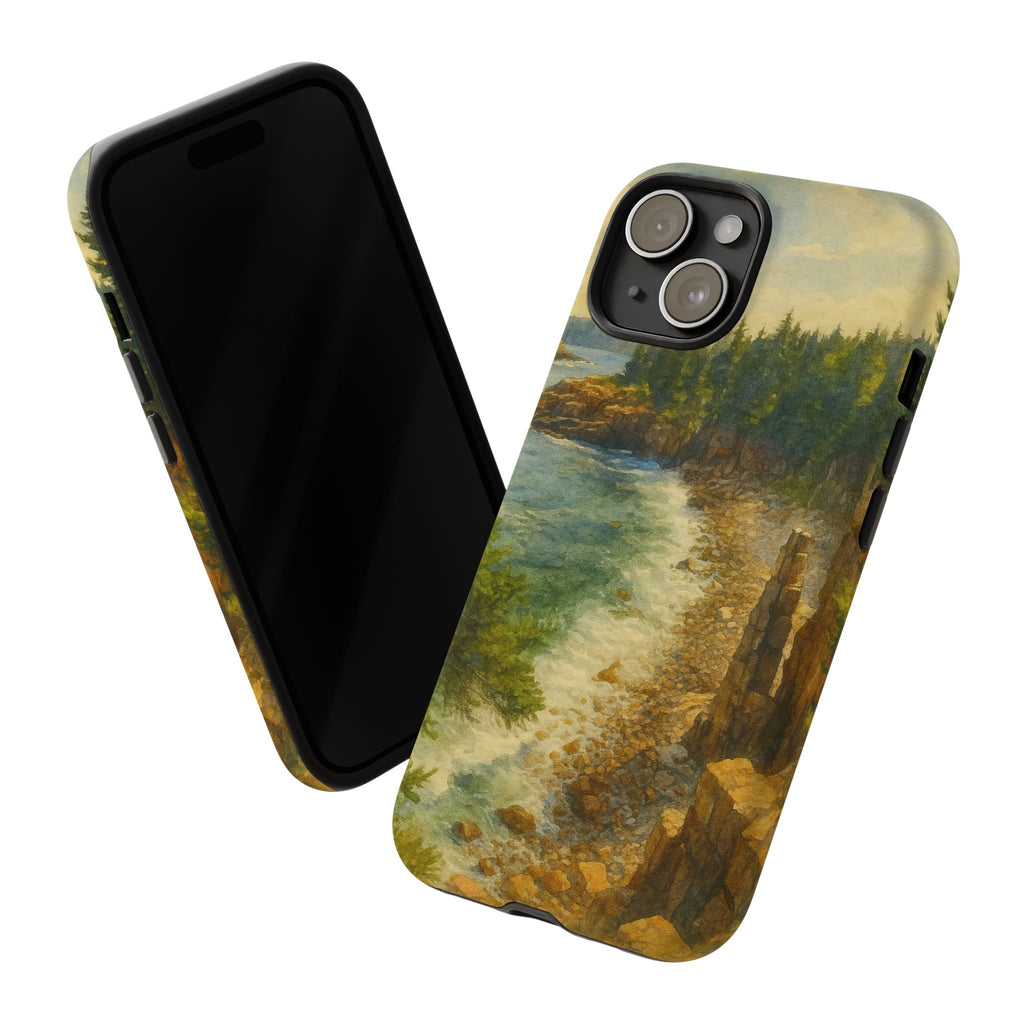 Acadia National Park Beach Phone Case - Perfect Gift for Nature Lovers and Park Enthusiasts