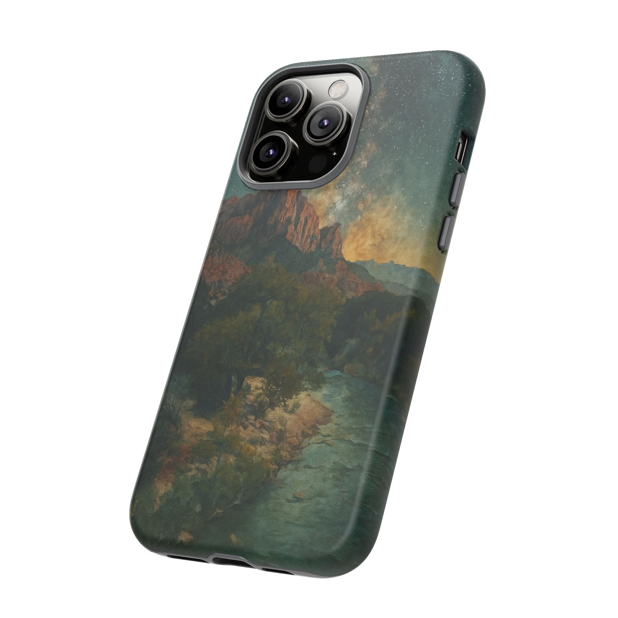 Zion National Park Milky Way Stars Phone Case - Perfect Gift for Nature Lovers and Park Enthusiasts