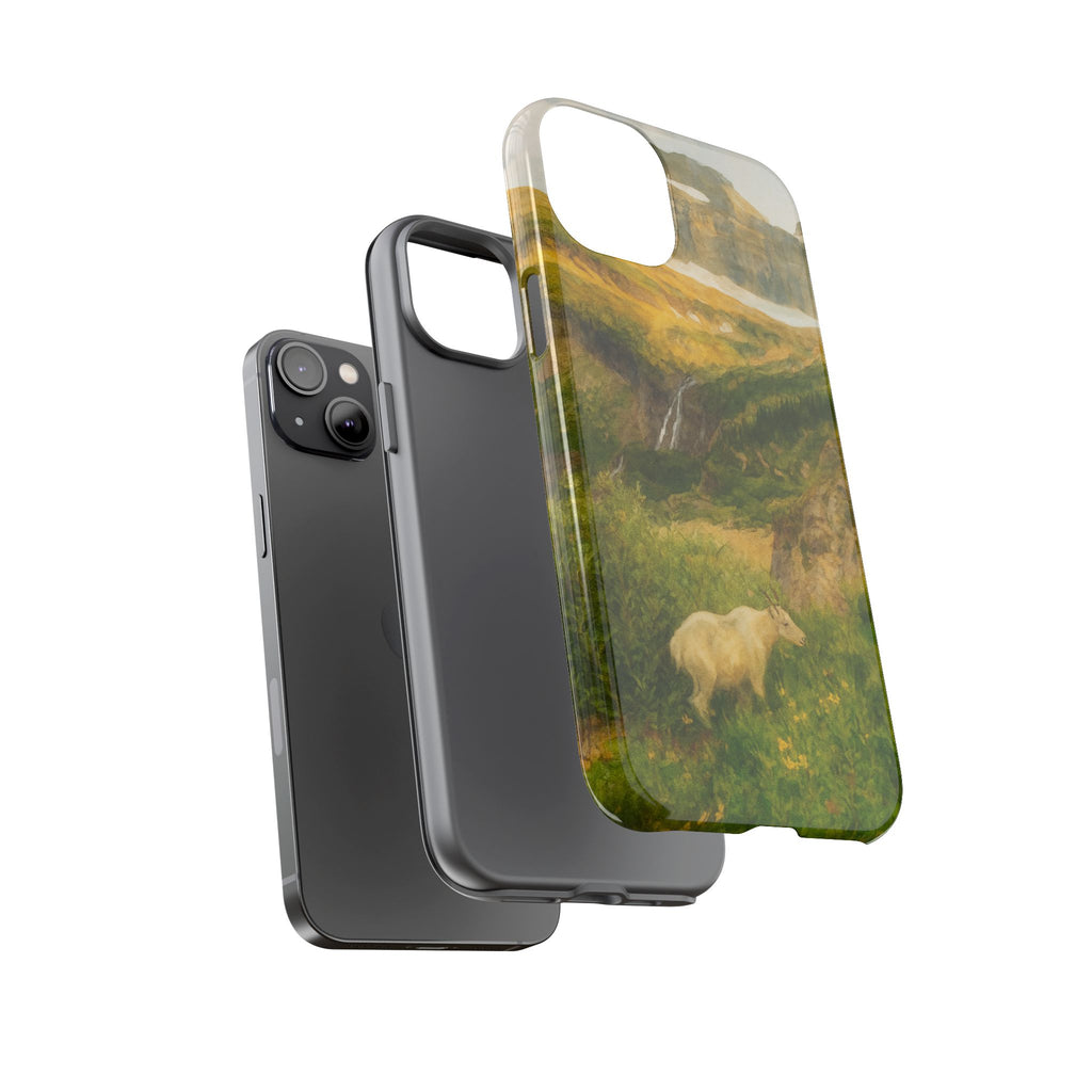 Glacier National Park Mountain Goat Phone Case - Perfect Gift for Nature Lovers and Park Enthusiasts