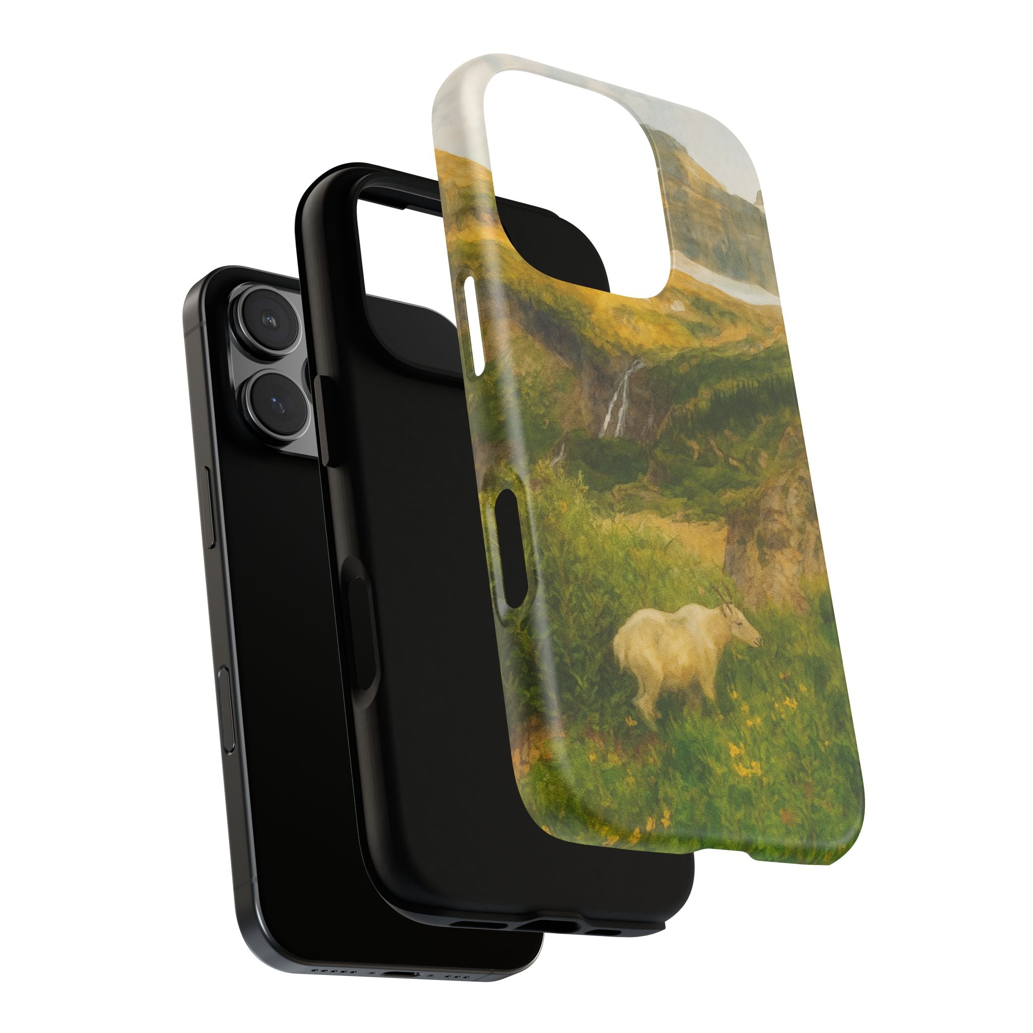Glacier National Park Mountain Goat Phone Case - Perfect Gift for Nature Lovers and Park Enthusiasts