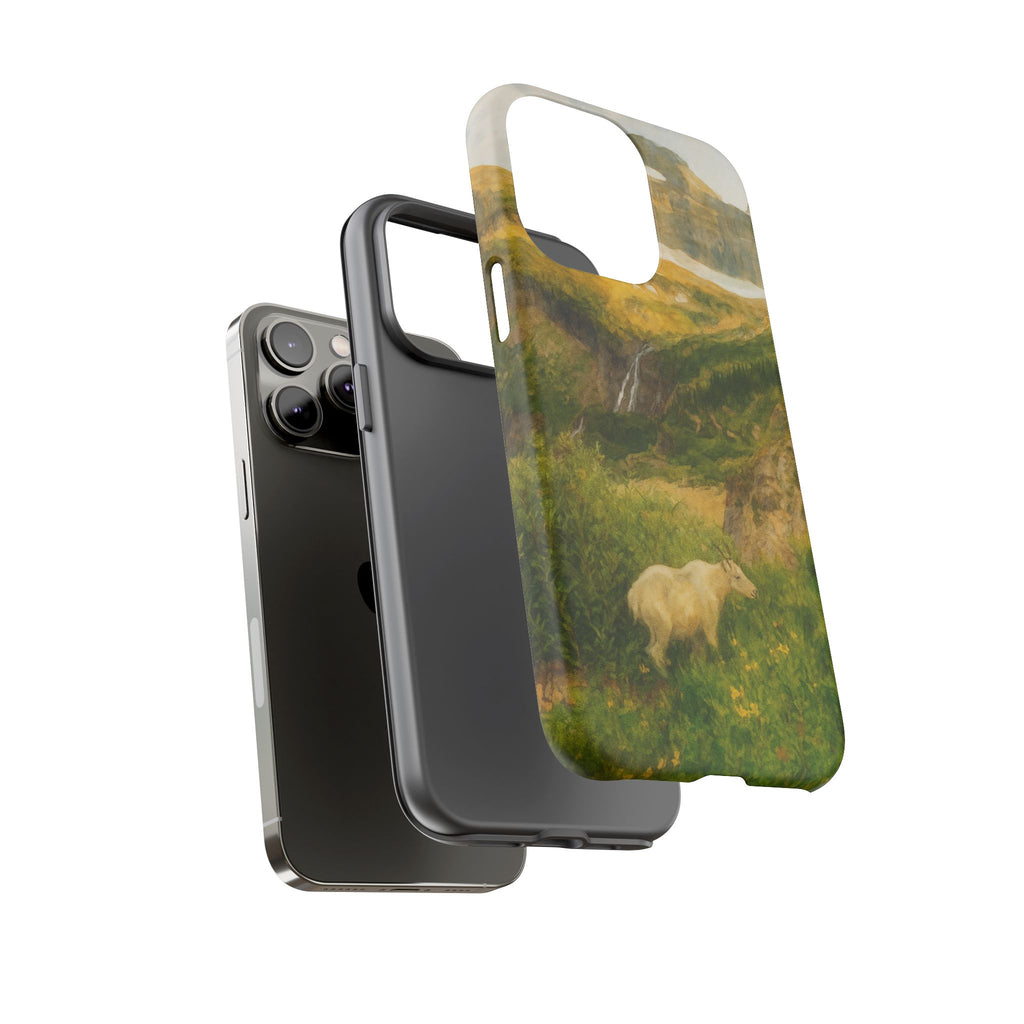 Glacier National Park Mountain Goat Phone Case - Perfect Gift for Nature Lovers and Park Enthusiasts