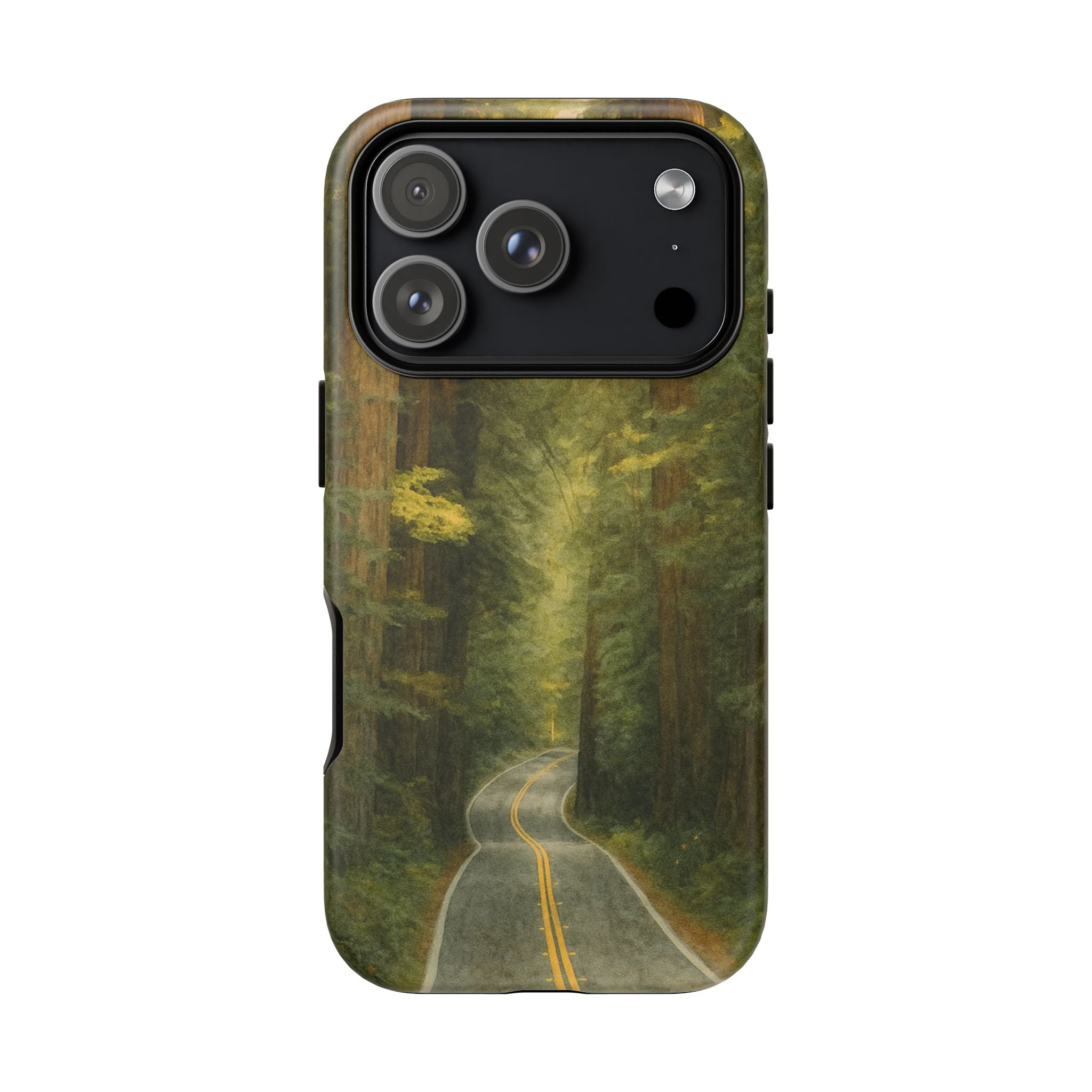 Redwoods National Park Road Phone Case - Perfect Gift for Nature Lovers and Park Enthusiasts