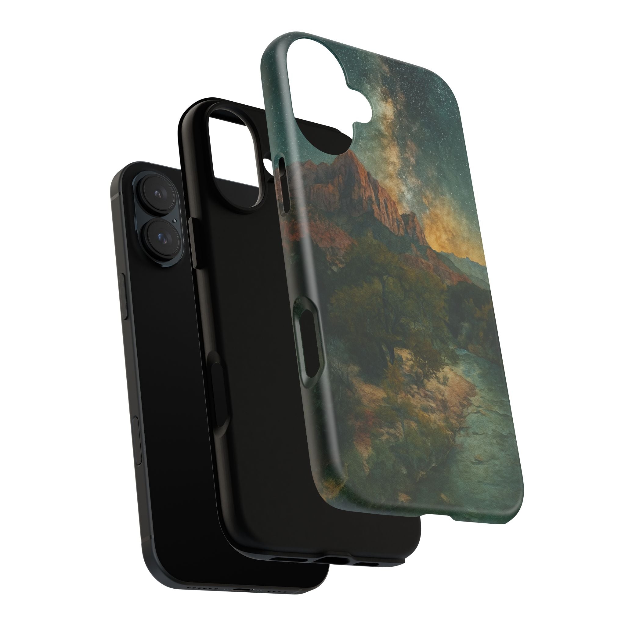 Zion National Park Milky Way Stars Phone Case - Perfect Gift for Nature Lovers and Park Enthusiasts