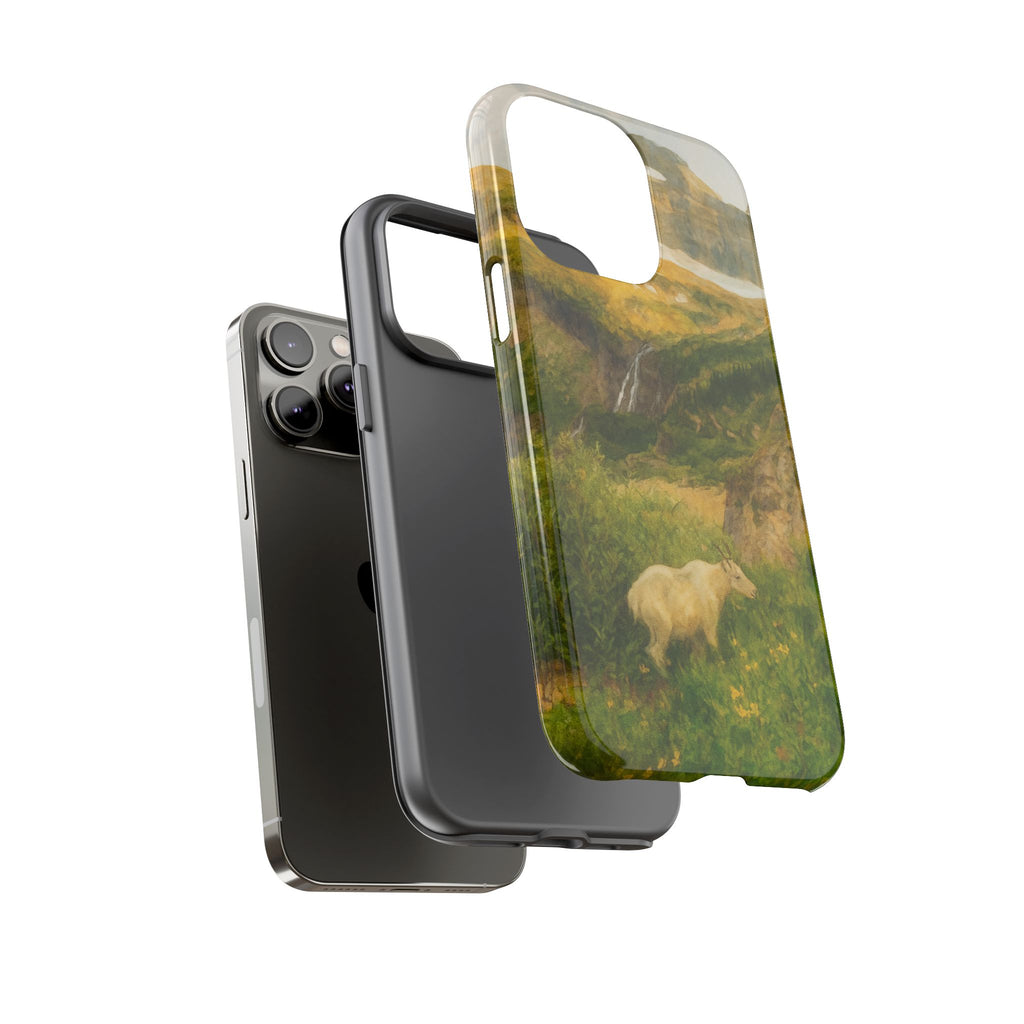 Glacier National Park Mountain Goat Phone Case - Perfect Gift for Nature Lovers and Park Enthusiasts