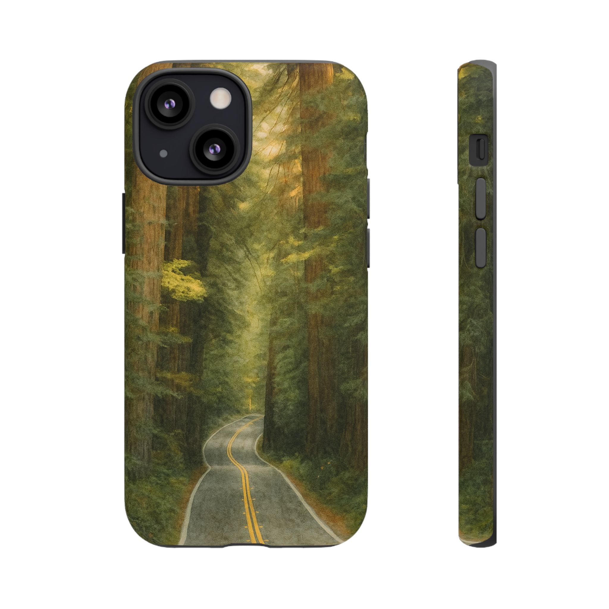 Redwoods National Park Road Phone Case - Perfect Gift for Nature Lovers and Park Enthusiasts