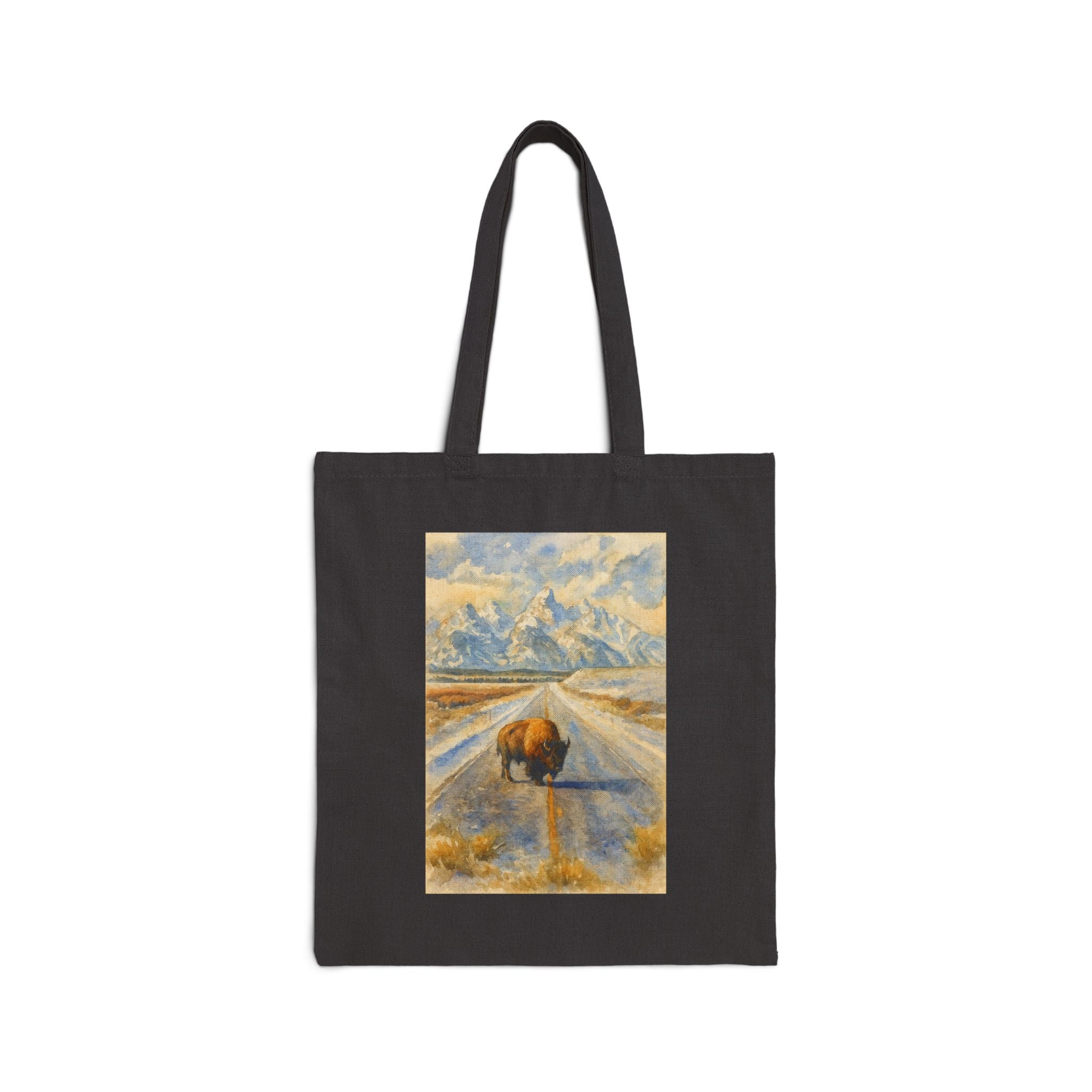 Grand Teton National Park Wild Bison Tote Bag