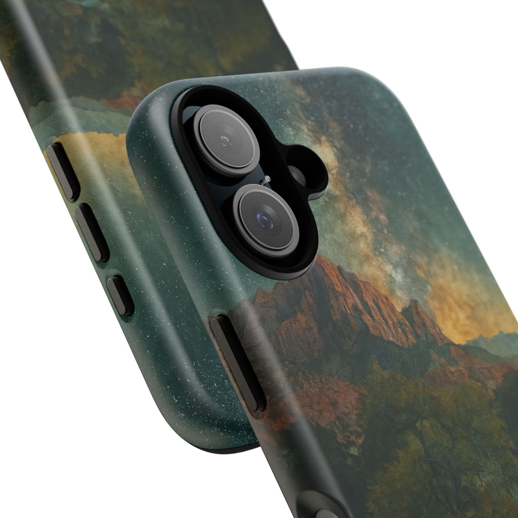 Zion National Park Milky Way Stars Phone Case - Perfect Gift for Nature Lovers and Park Enthusiasts