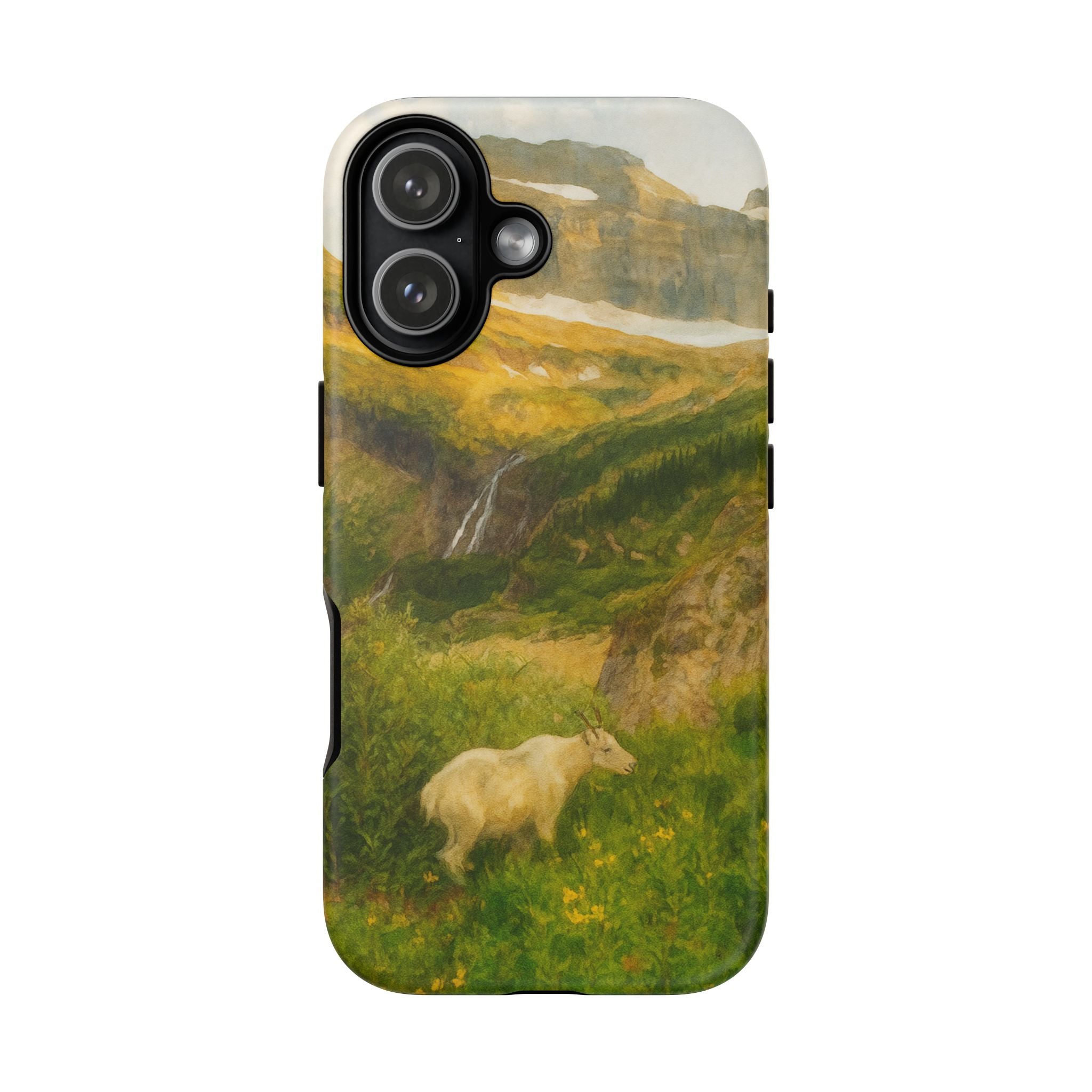 Glacier National Park Mountain Goat Phone Case - Perfect Gift for Nature Lovers and Park Enthusiasts