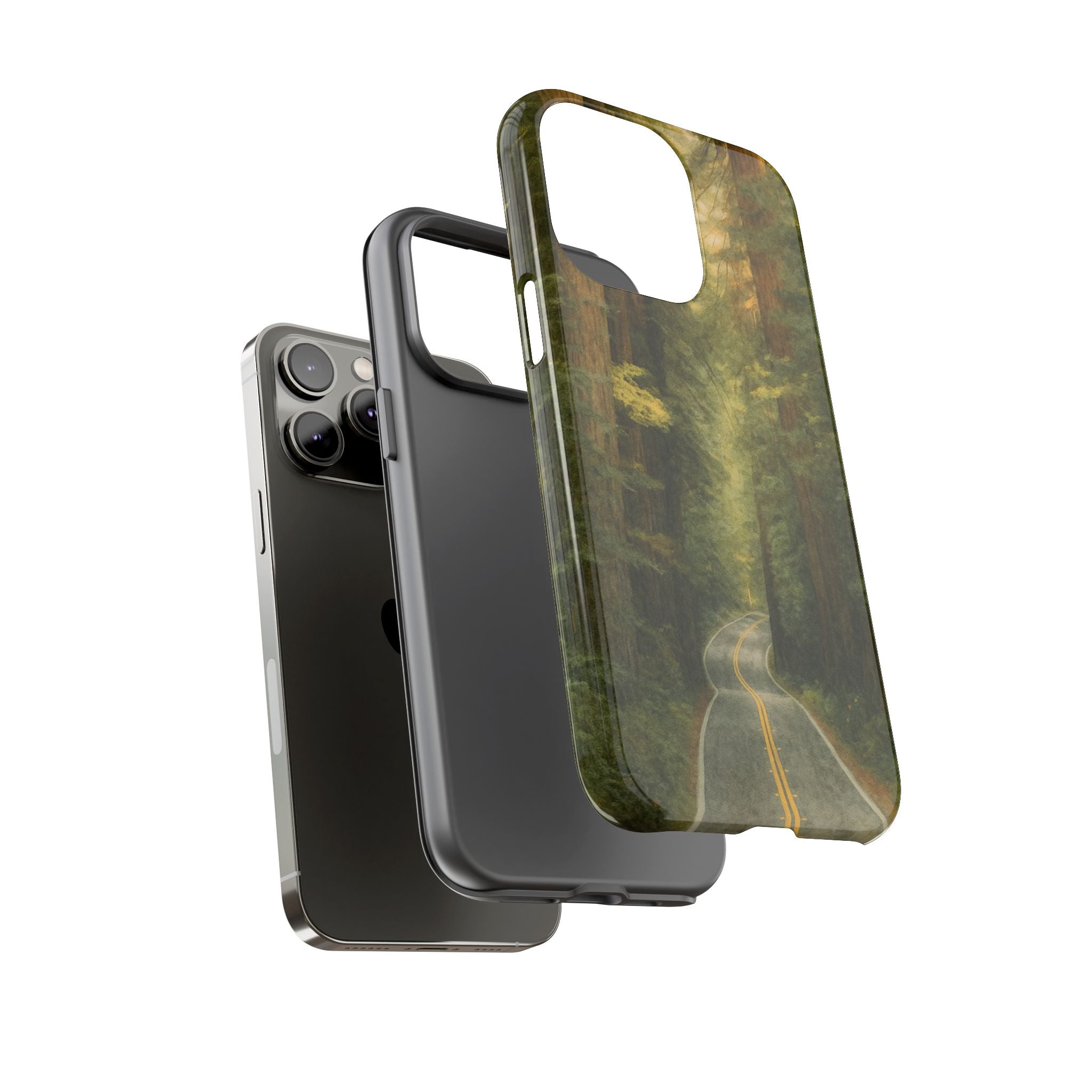 Redwoods National Park Road Phone Case - Perfect Gift for Nature Lovers and Park Enthusiasts