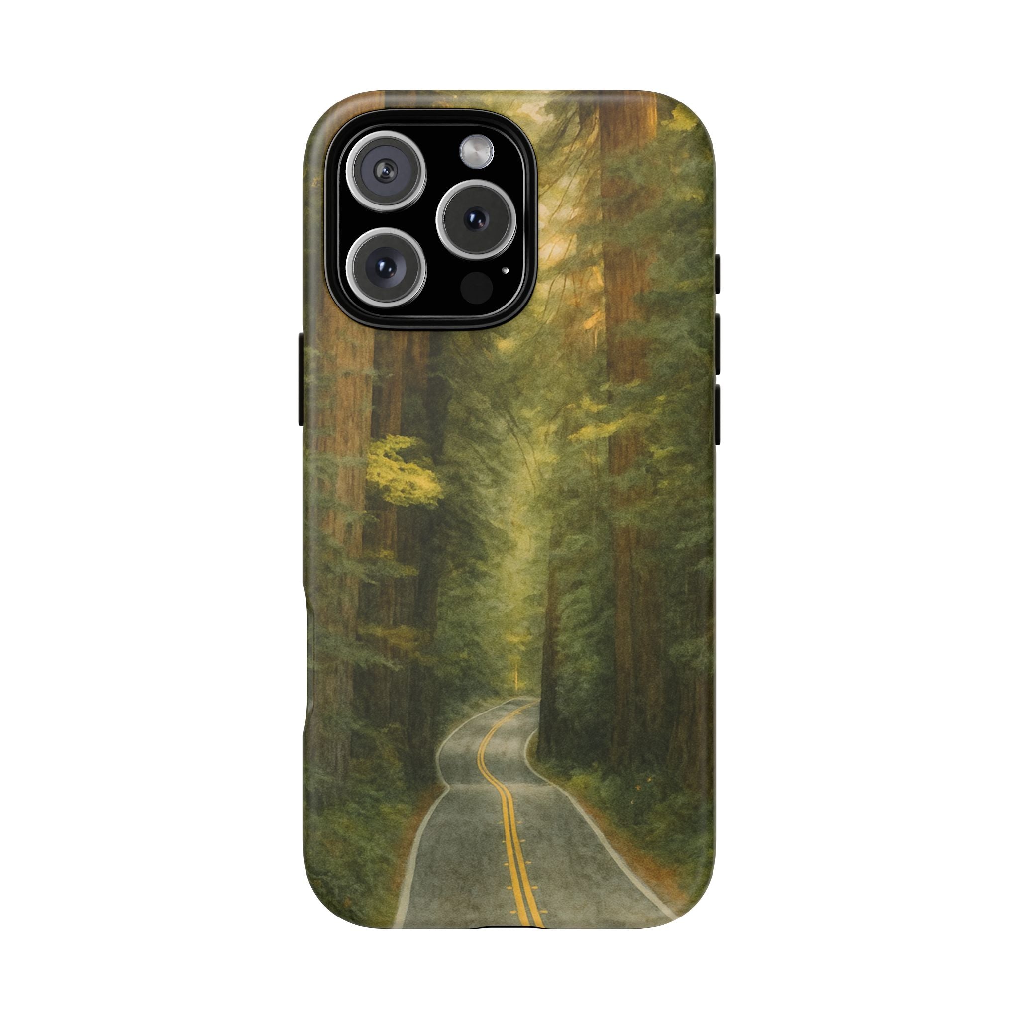 Redwoods National Park Road Phone Case - Perfect Gift for Nature Lovers and Park Enthusiasts