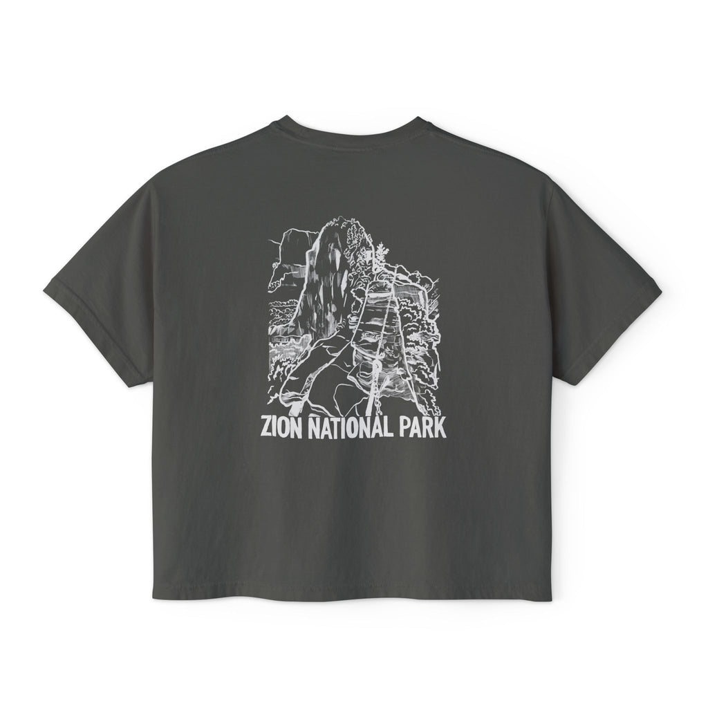 Zion National Park Galaxy Boxy Tee