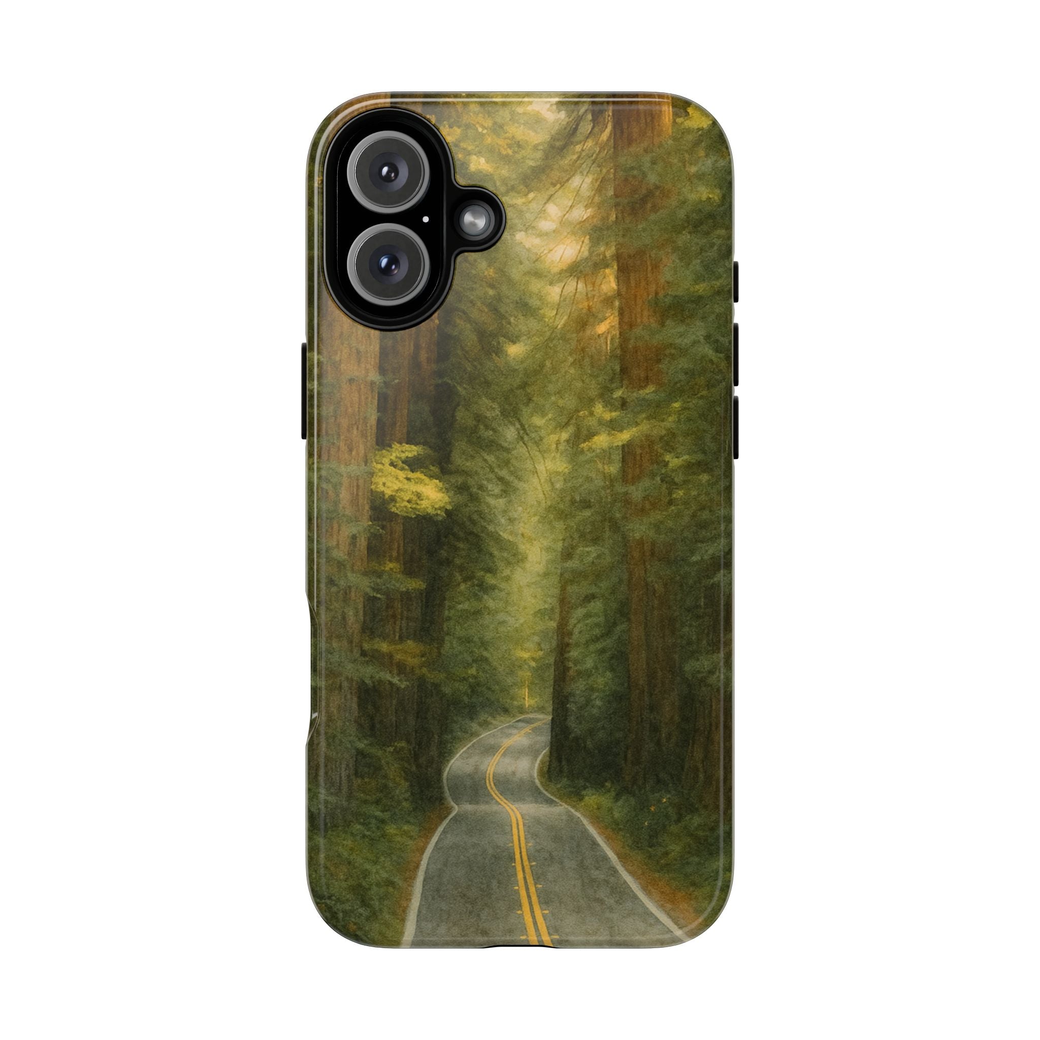 Redwoods National Park Road Phone Case - Perfect Gift for Nature Lovers and Park Enthusiasts