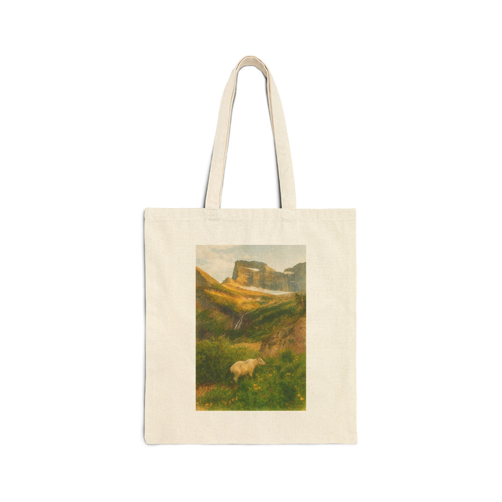Glacier National Park Mountain Goat Tote Bag