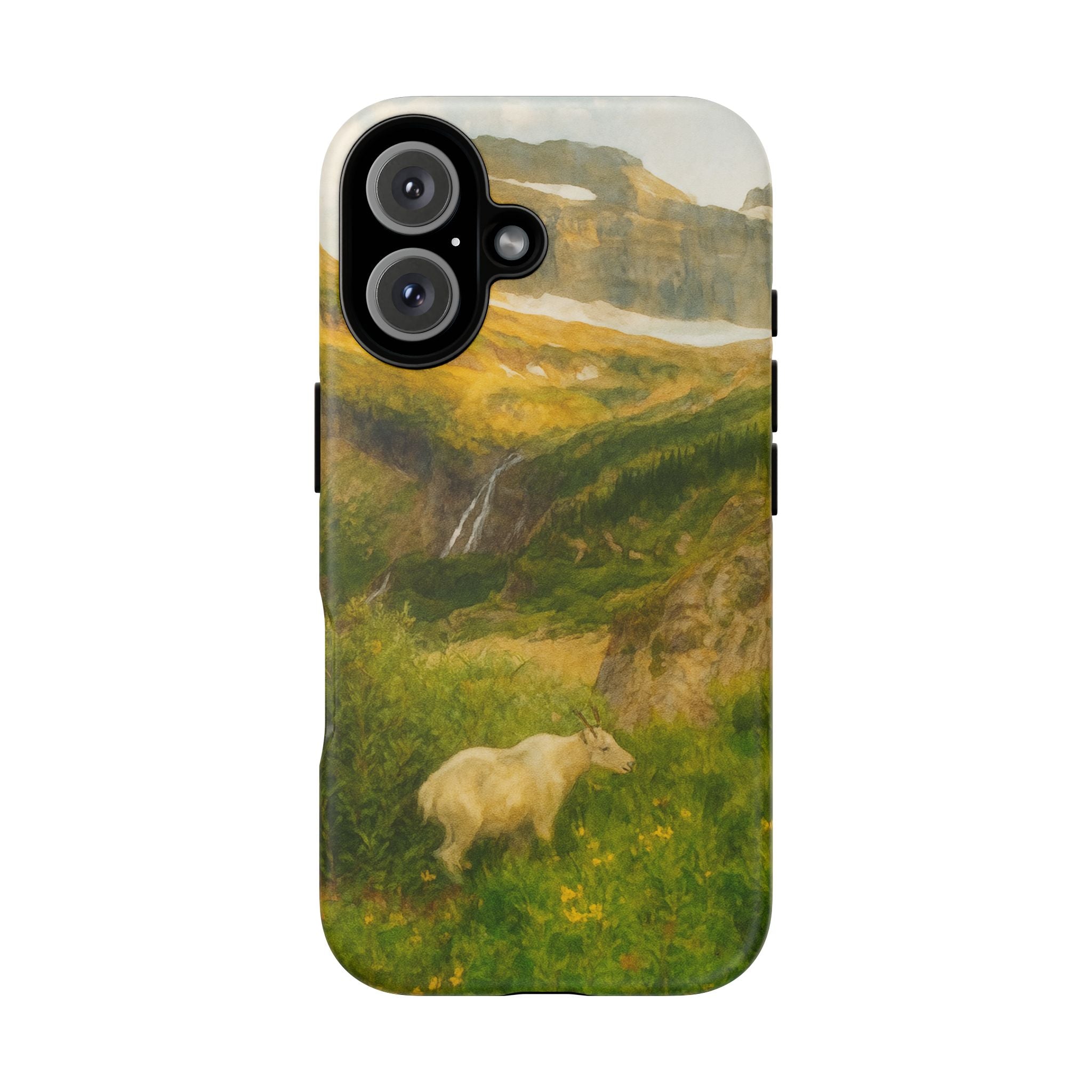 Glacier National Park Mountain Goat Phone Case - Perfect Gift for Nature Lovers and Park Enthusiasts