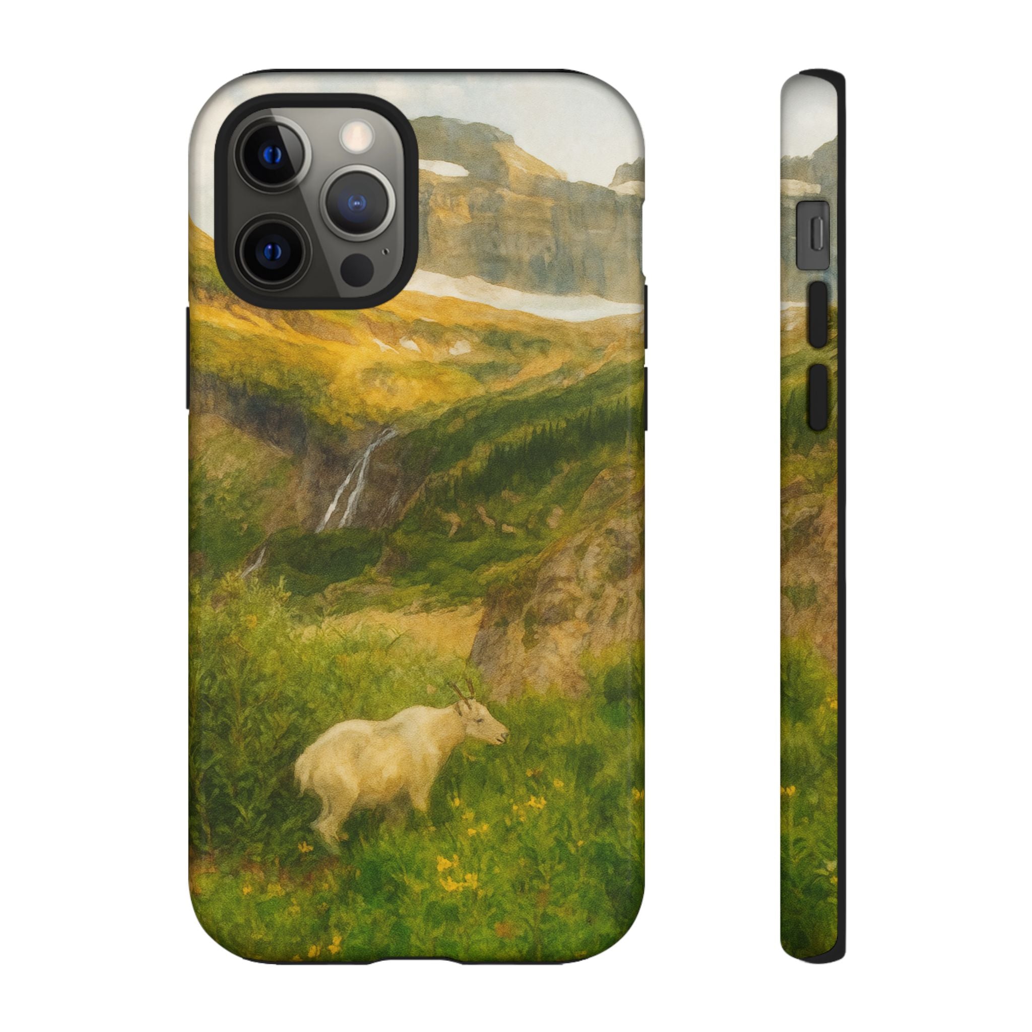 Glacier National Park Mountain Goat Phone Case - Perfect Gift for Nature Lovers and Park Enthusiasts