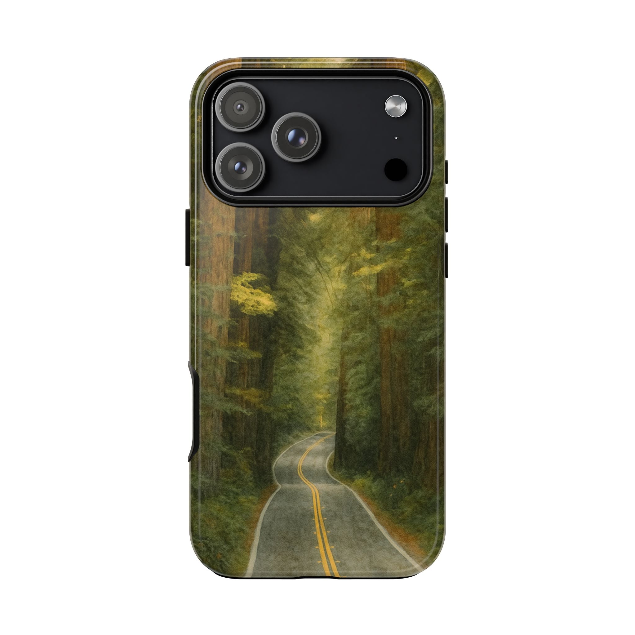 Redwoods National Park Road Phone Case - Perfect Gift for Nature Lovers and Park Enthusiasts