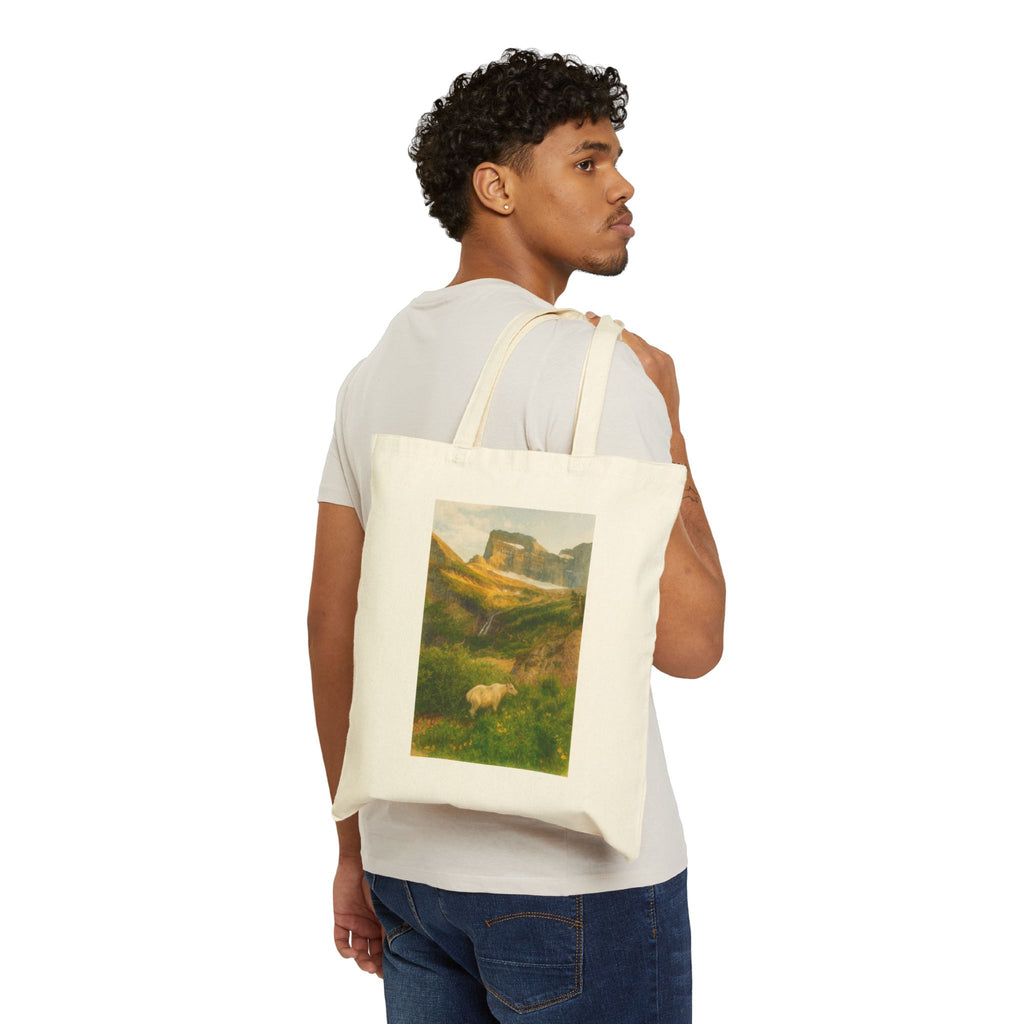 Glacier National Park Mountain Goat Tote Bag