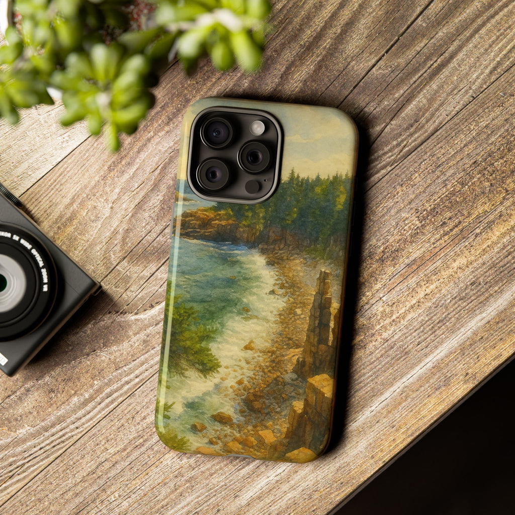Acadia National Park Beach Phone Case - Perfect Gift for Nature Lovers and Park Enthusiasts