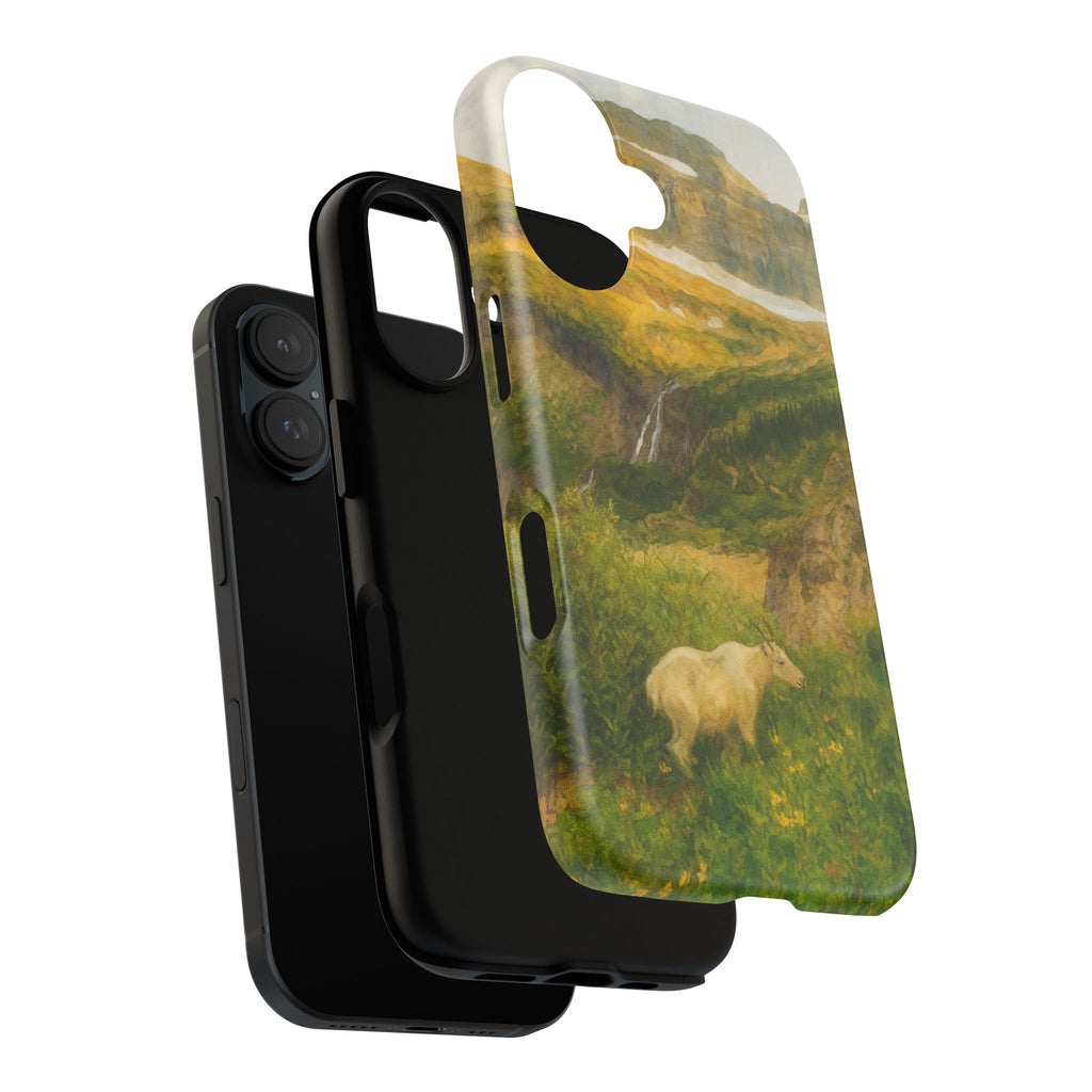 Glacier National Park Mountain Goat Phone Case - Perfect Gift for Nature Lovers and Park Enthusiasts