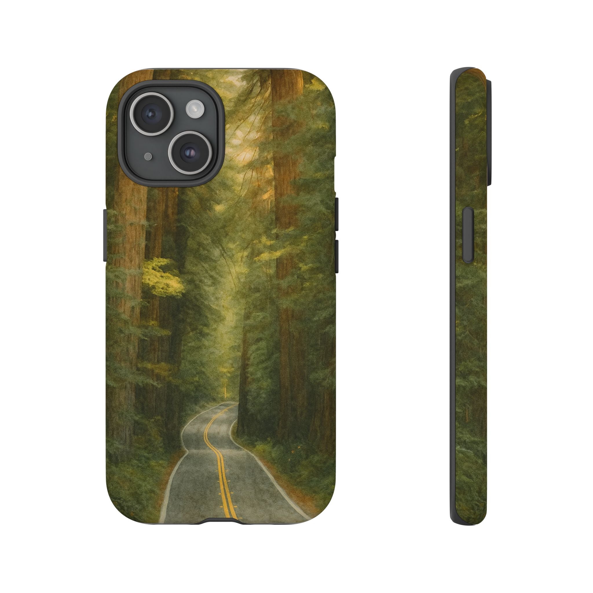 Redwoods National Park Road Phone Case - Perfect Gift for Nature Lovers and Park Enthusiasts