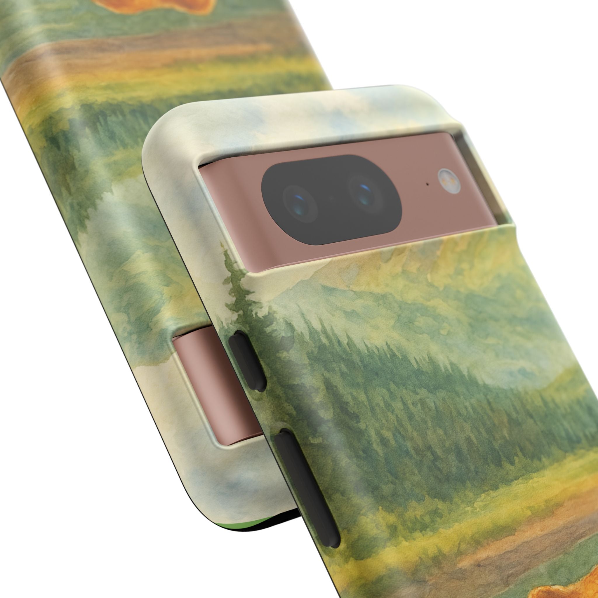 Scenic Bear Phone Case with, Tough & Protective Shell, Nature Lover Gift, Wildlife Art, Outdoor Adventure Accessory