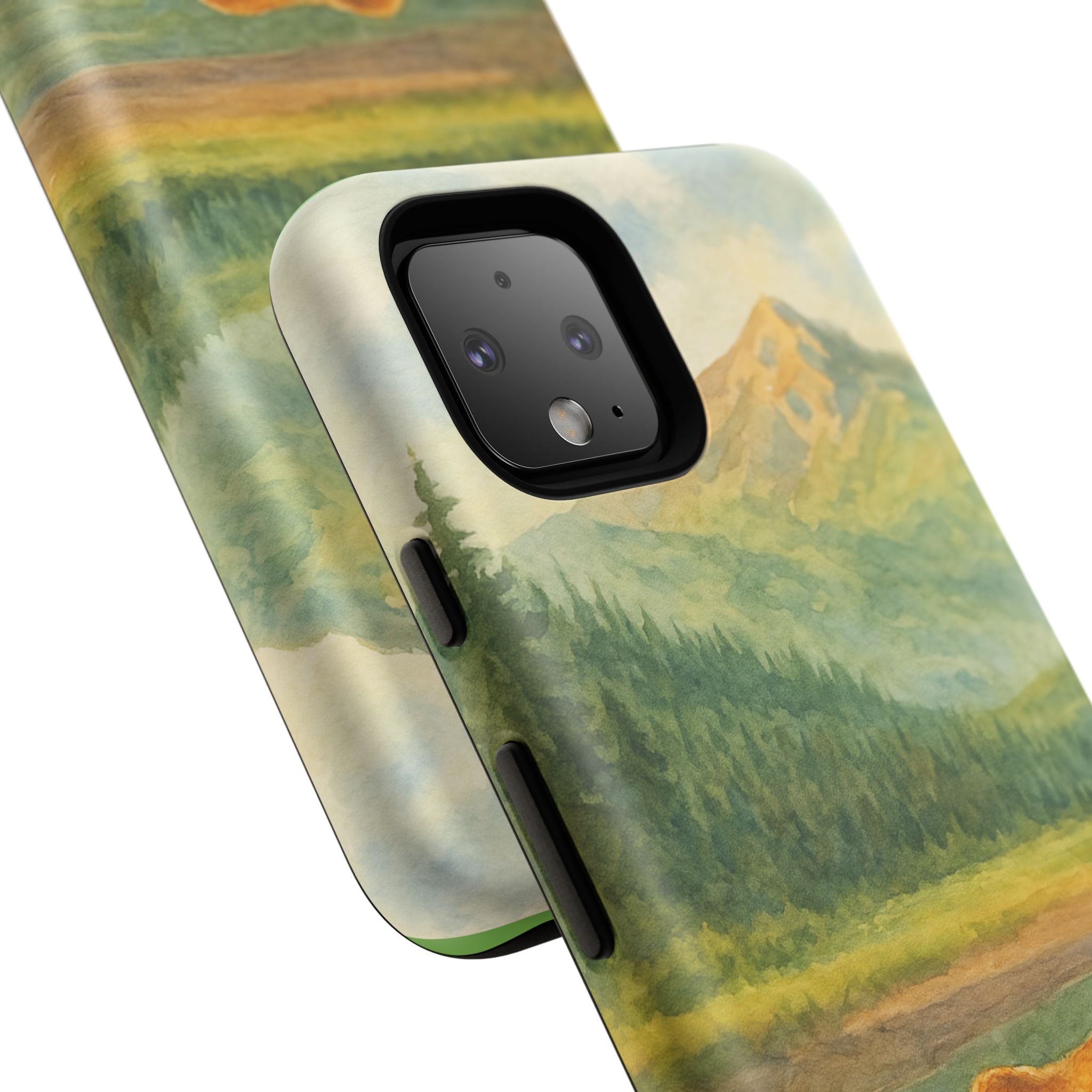 Scenic Bear Phone Case with, Tough & Protective Shell, Nature Lover Gift, Wildlife Art, Outdoor Adventure Accessory