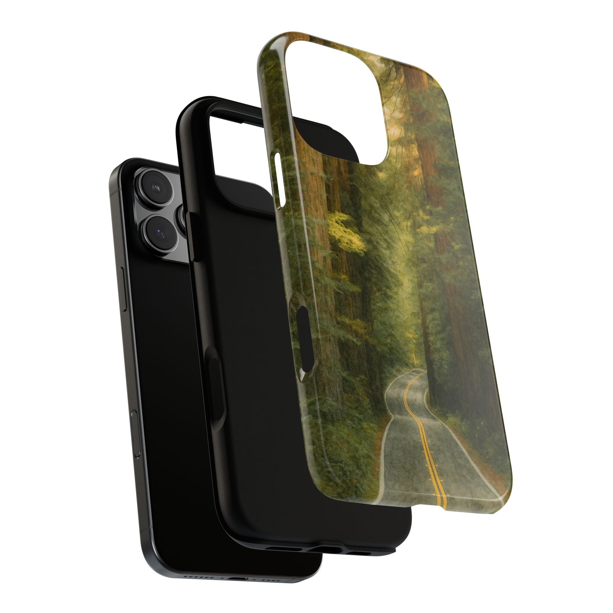Redwoods National Park Road Phone Case - Perfect Gift for Nature Lovers and Park Enthusiasts