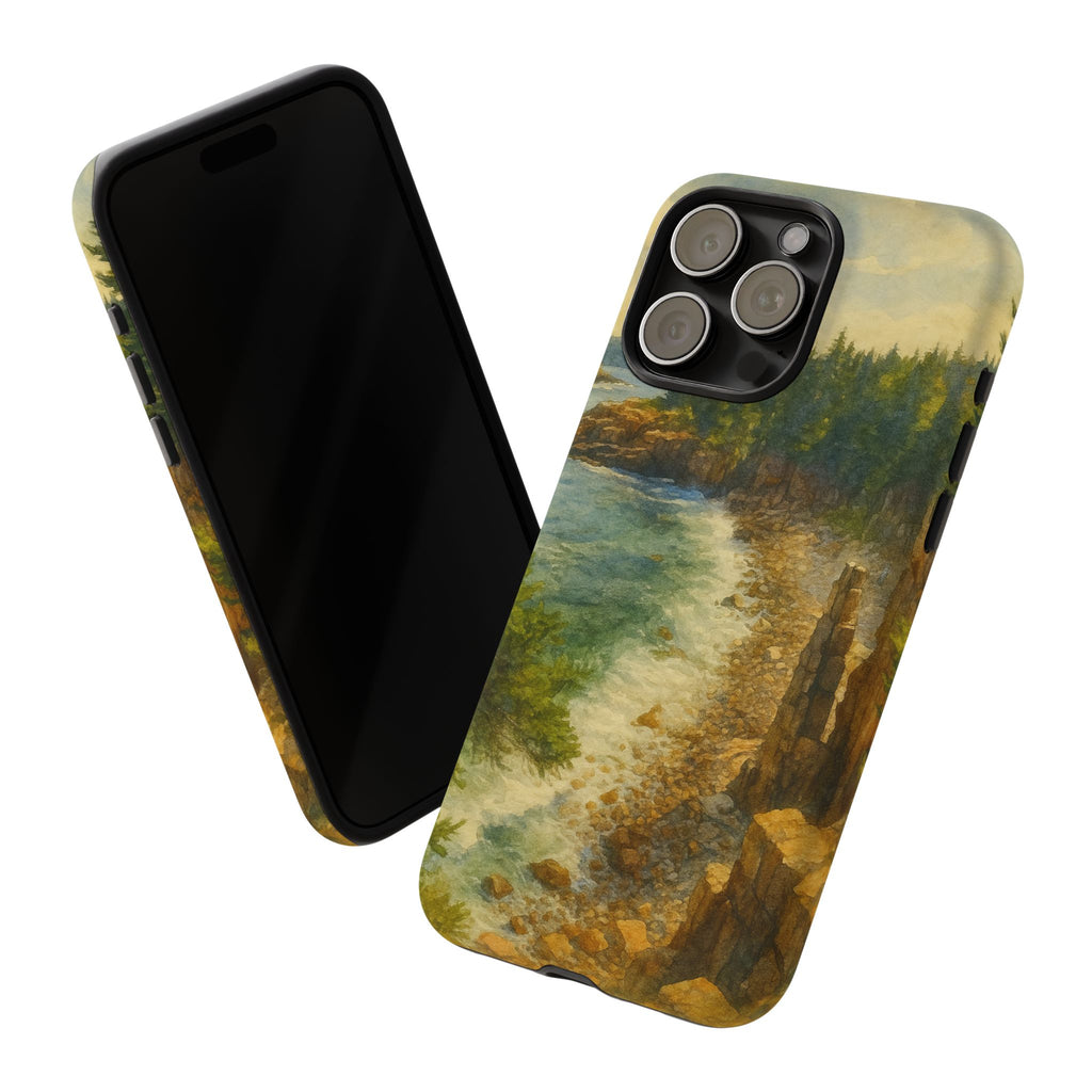 Acadia National Park Beach Phone Case - Perfect Gift for Nature Lovers and Park Enthusiasts