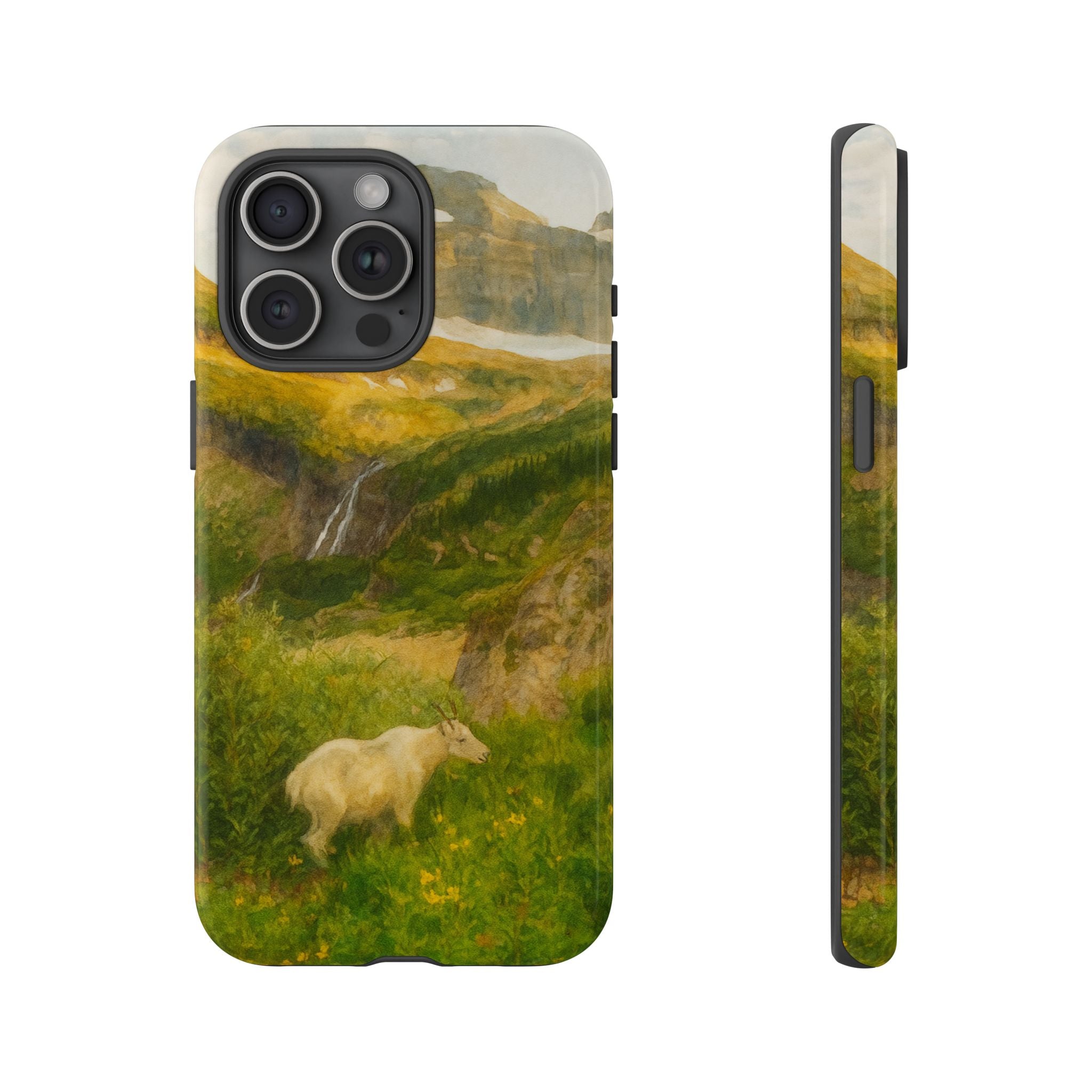 Glacier National Park Mountain Goat Phone Case - Perfect Gift for Nature Lovers and Park Enthusiasts
