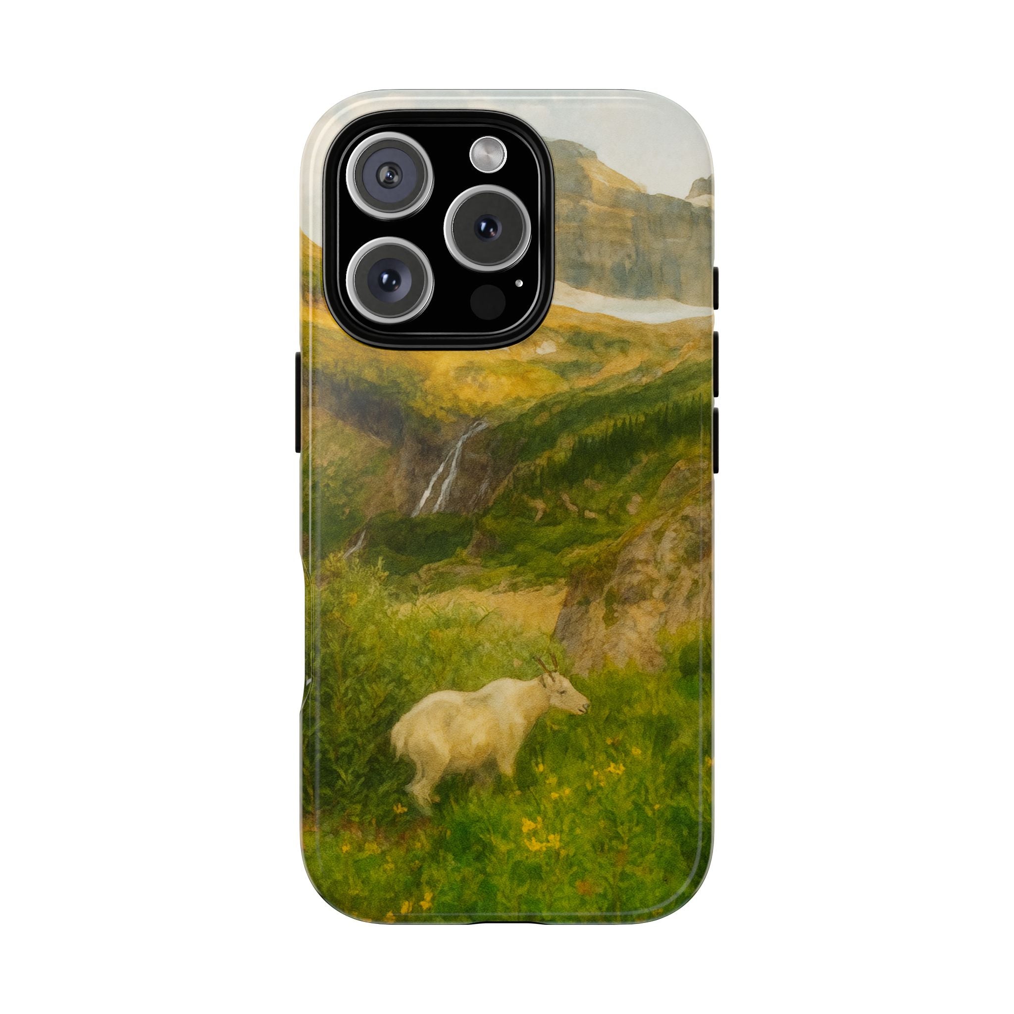 Glacier National Park Mountain Goat Phone Case - Perfect Gift for Nature Lovers and Park Enthusiasts