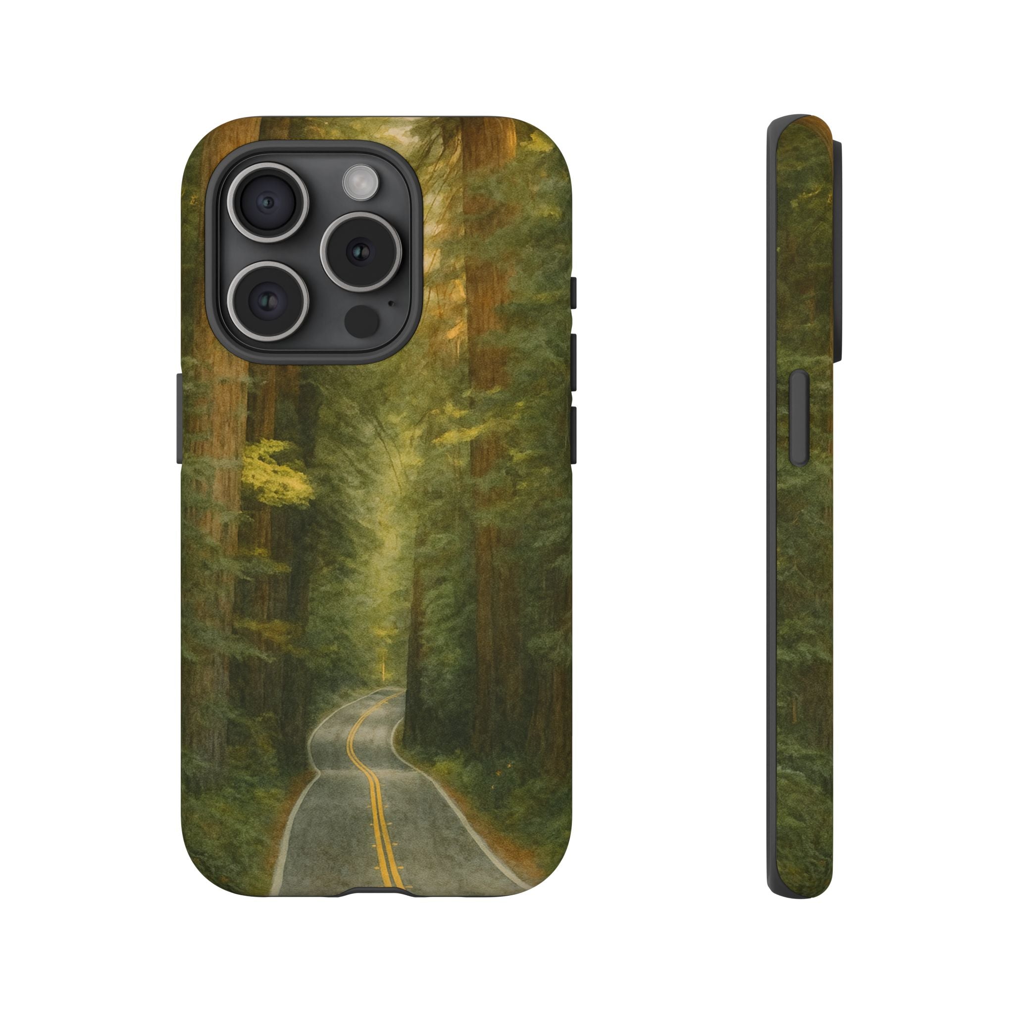 Redwoods National Park Road Phone Case - Perfect Gift for Nature Lovers and Park Enthusiasts