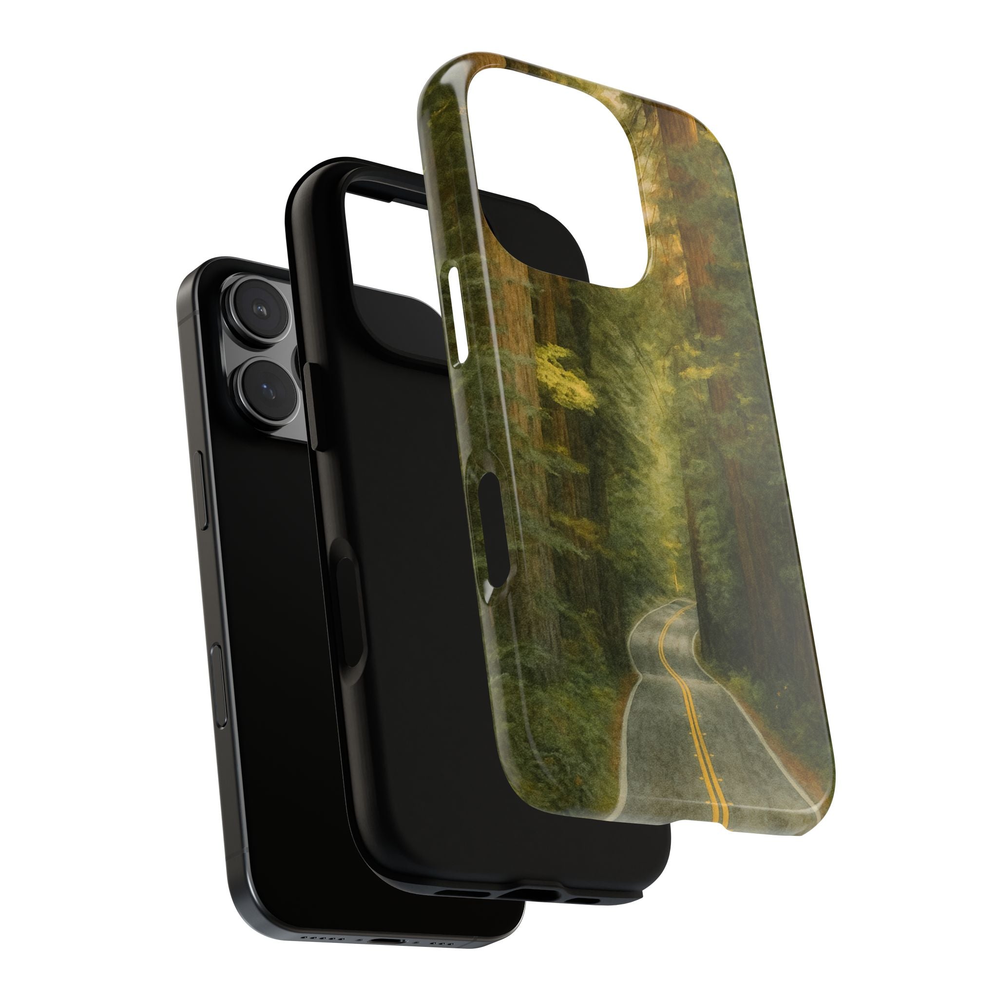 Redwoods National Park Road Phone Case - Perfect Gift for Nature Lovers and Park Enthusiasts