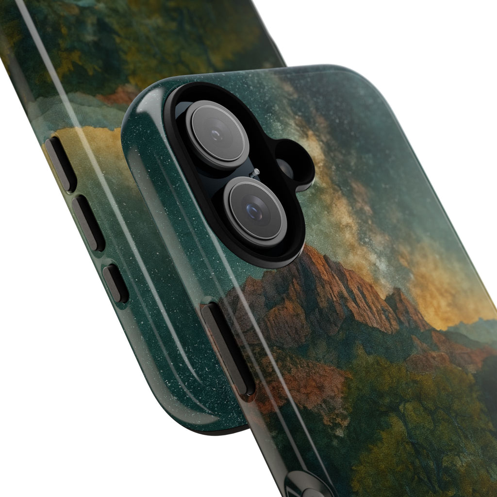 Zion National Park Milky Way Stars Phone Case - Perfect Gift for Nature Lovers and Park Enthusiasts