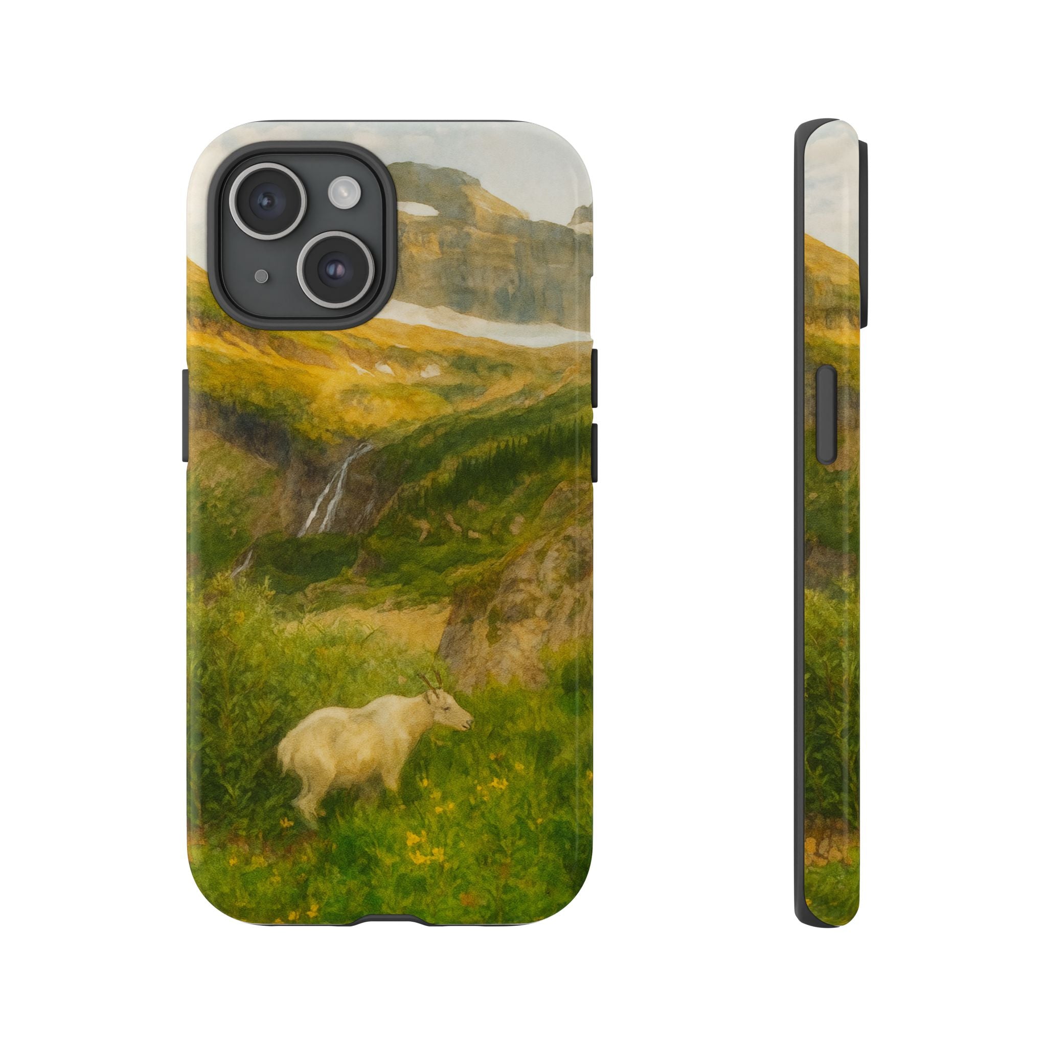 Glacier National Park Mountain Goat Phone Case - Perfect Gift for Nature Lovers and Park Enthusiasts