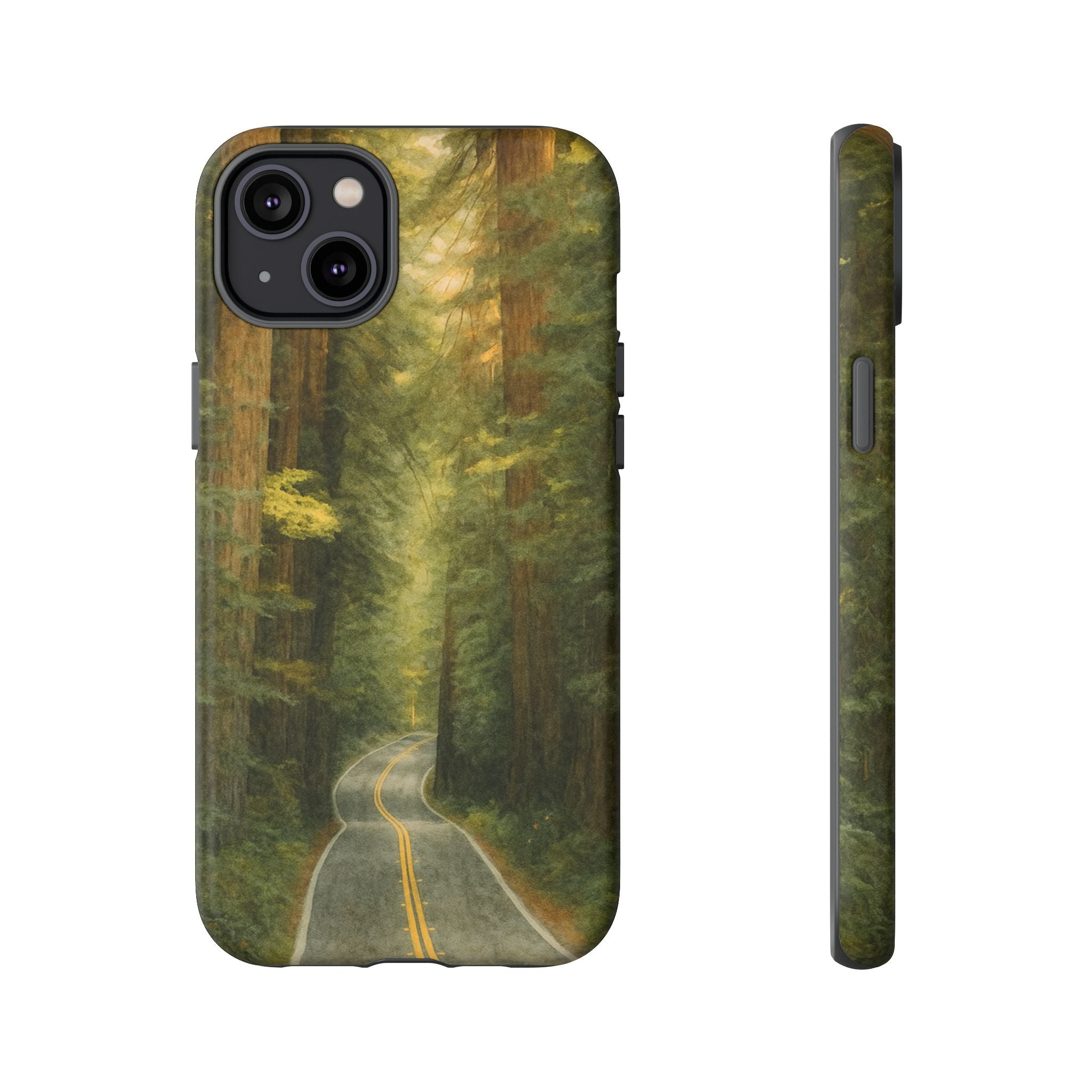 Redwoods National Park Road Phone Case - Perfect Gift for Nature Lovers and Park Enthusiasts