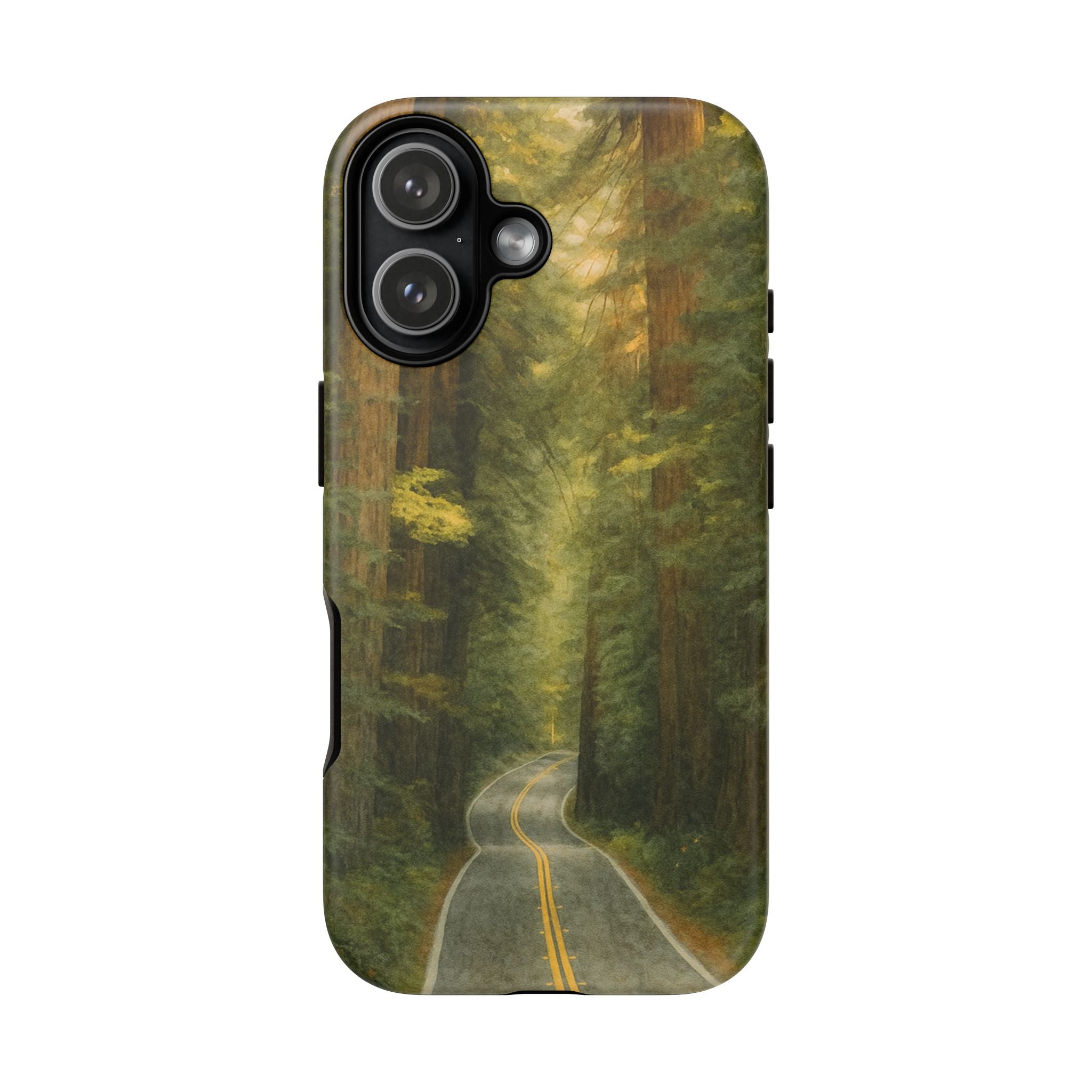 Redwoods National Park Road Phone Case - Perfect Gift for Nature Lovers and Park Enthusiasts