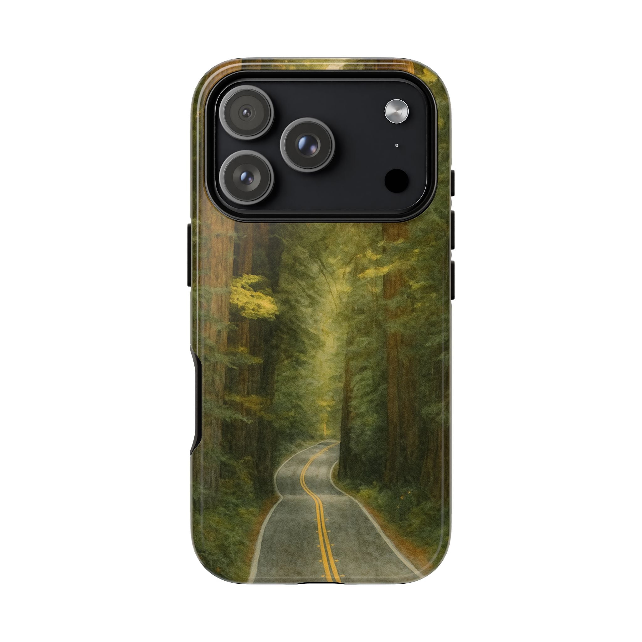 Redwoods National Park Road Phone Case - Perfect Gift for Nature Lovers and Park Enthusiasts