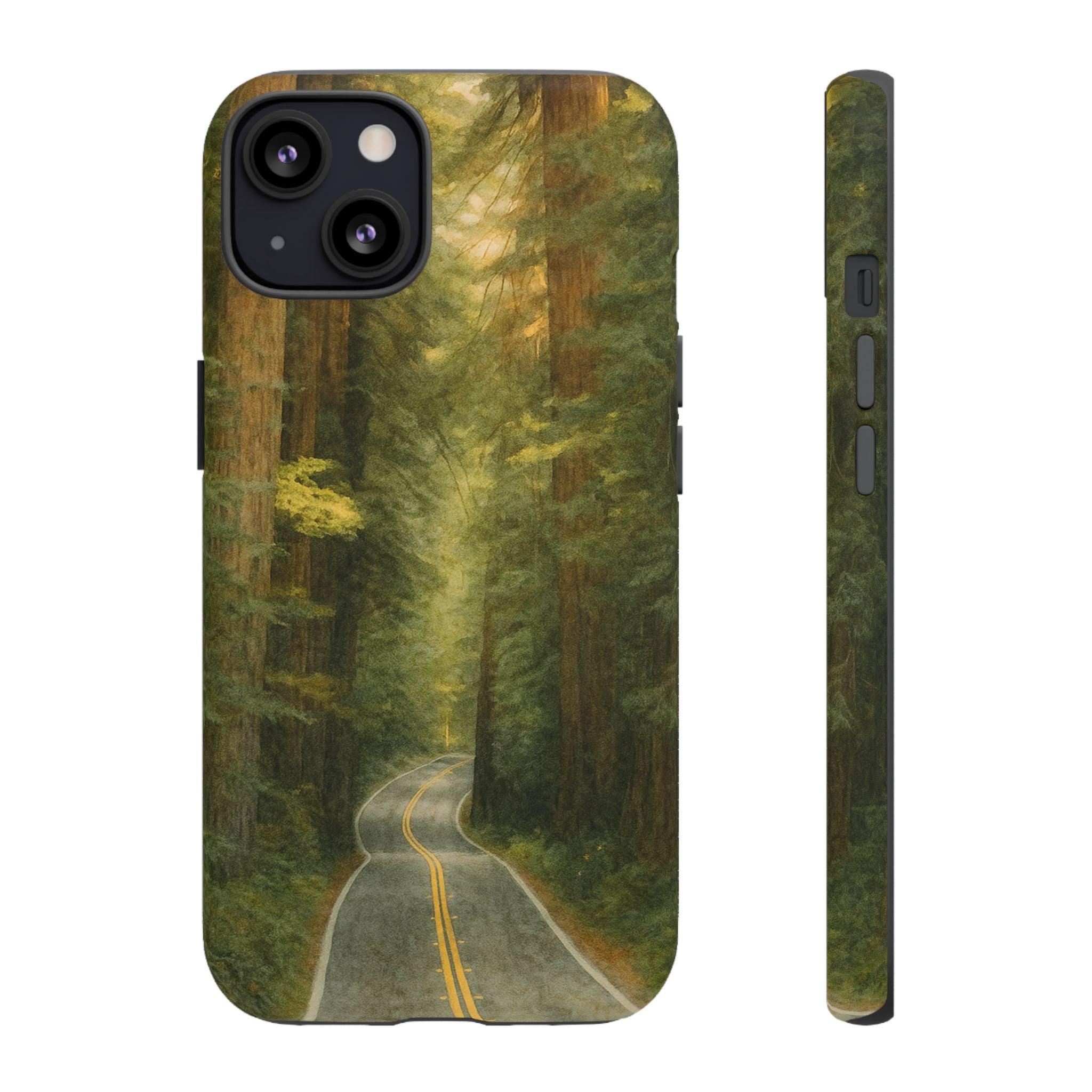 Redwoods National Park Road Phone Case - Perfect Gift for Nature Lovers and Park Enthusiasts