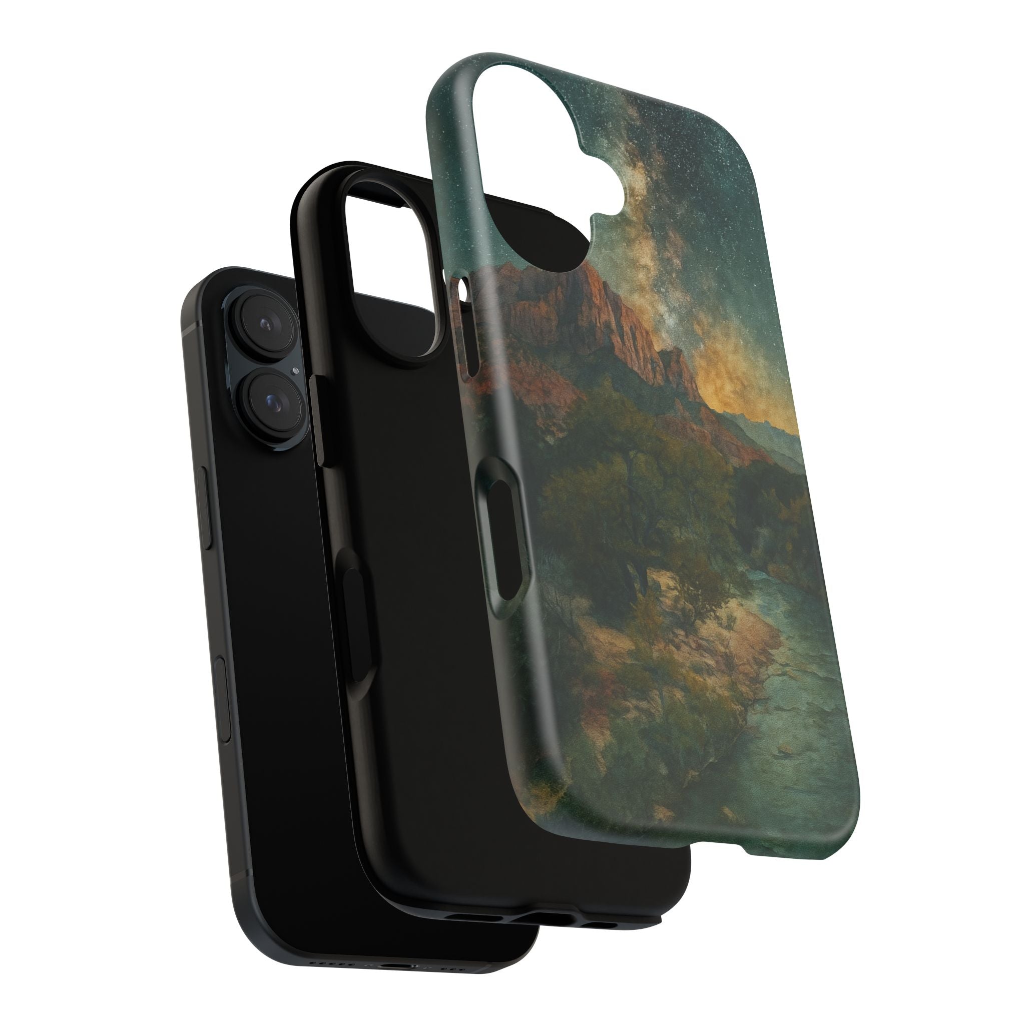 Zion National Park Milky Way Stars Phone Case - Perfect Gift for Nature Lovers and Park Enthusiasts