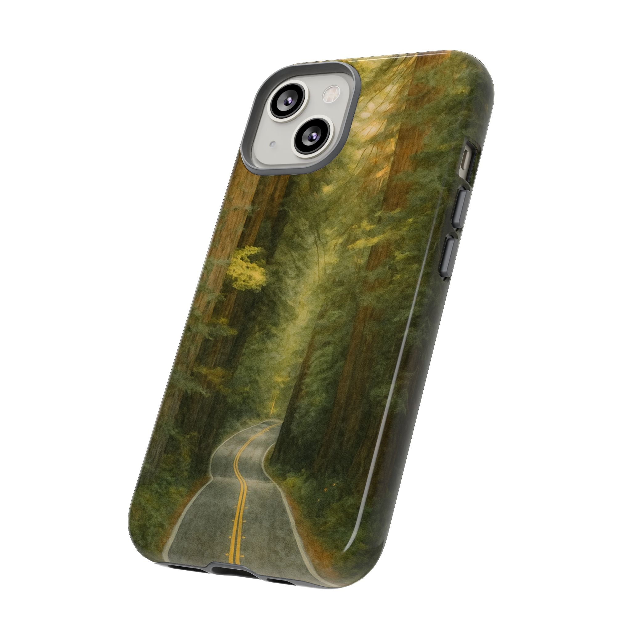 Redwoods National Park Road Phone Case - Perfect Gift for Nature Lovers and Park Enthusiasts