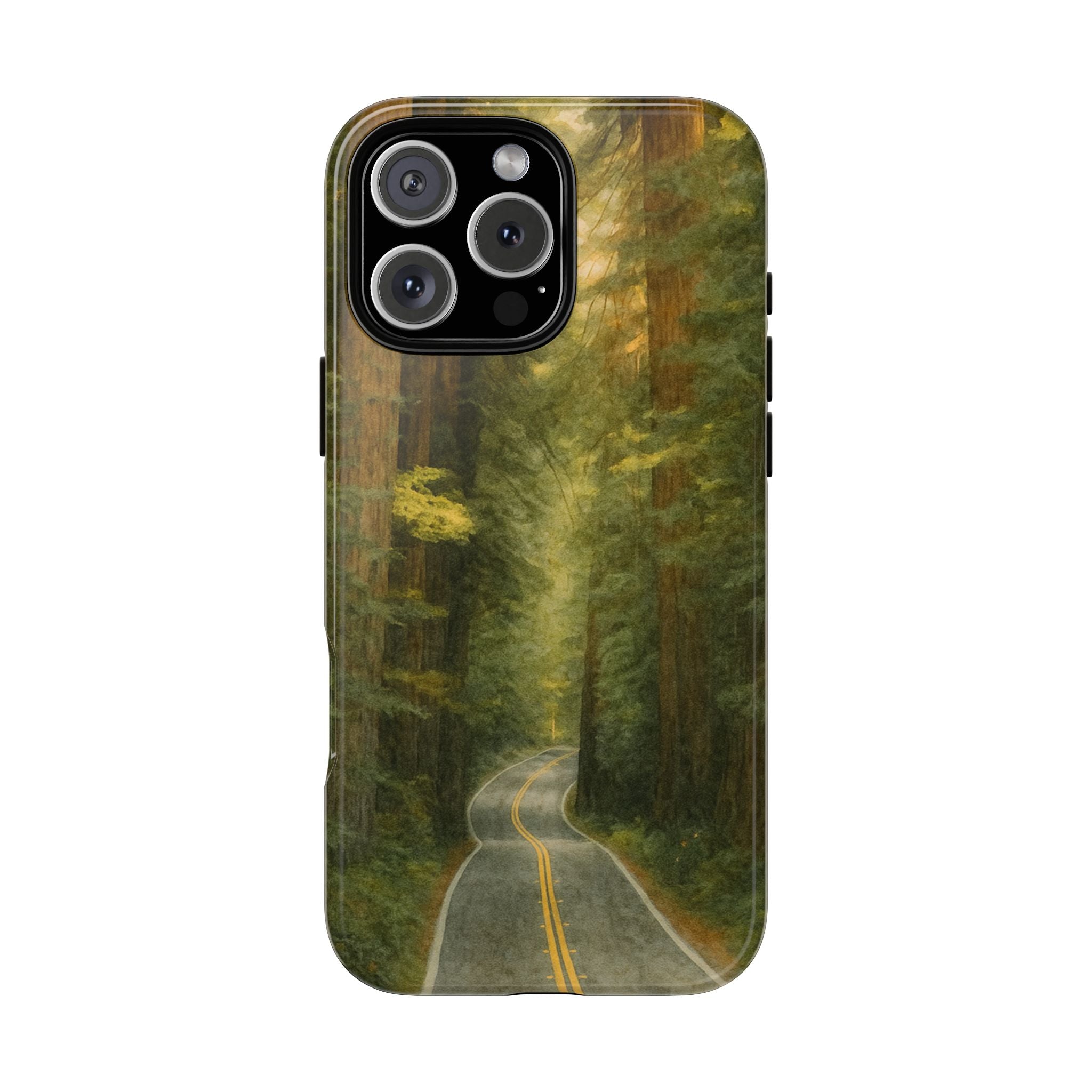 Redwoods National Park Road Phone Case - Perfect Gift for Nature Lovers and Park Enthusiasts