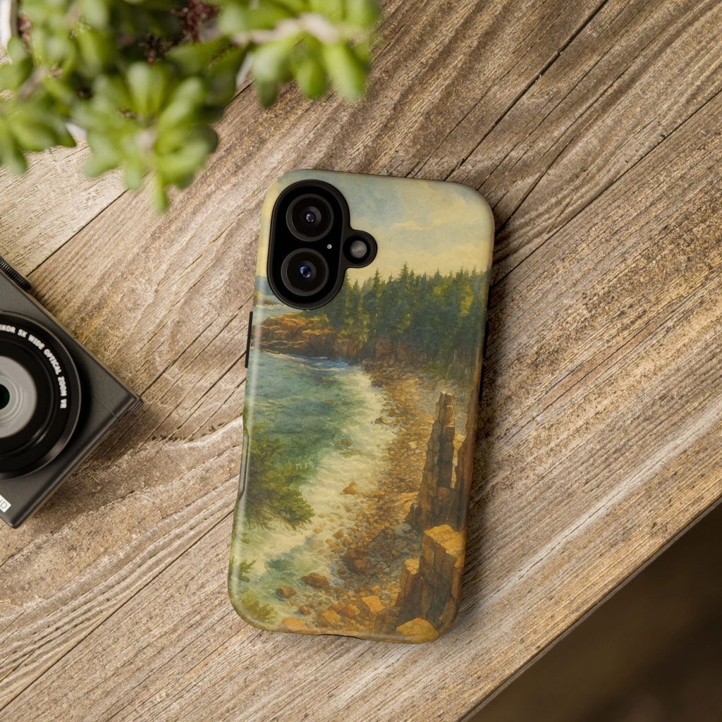 Acadia National Park Beach Phone Case - Perfect Gift for Nature Lovers and Park Enthusiasts