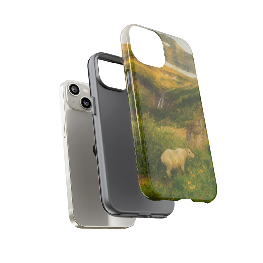 Glacier National Park Mountain Goat Phone Case - Perfect Gift for Nature Lovers and Park Enthusiasts