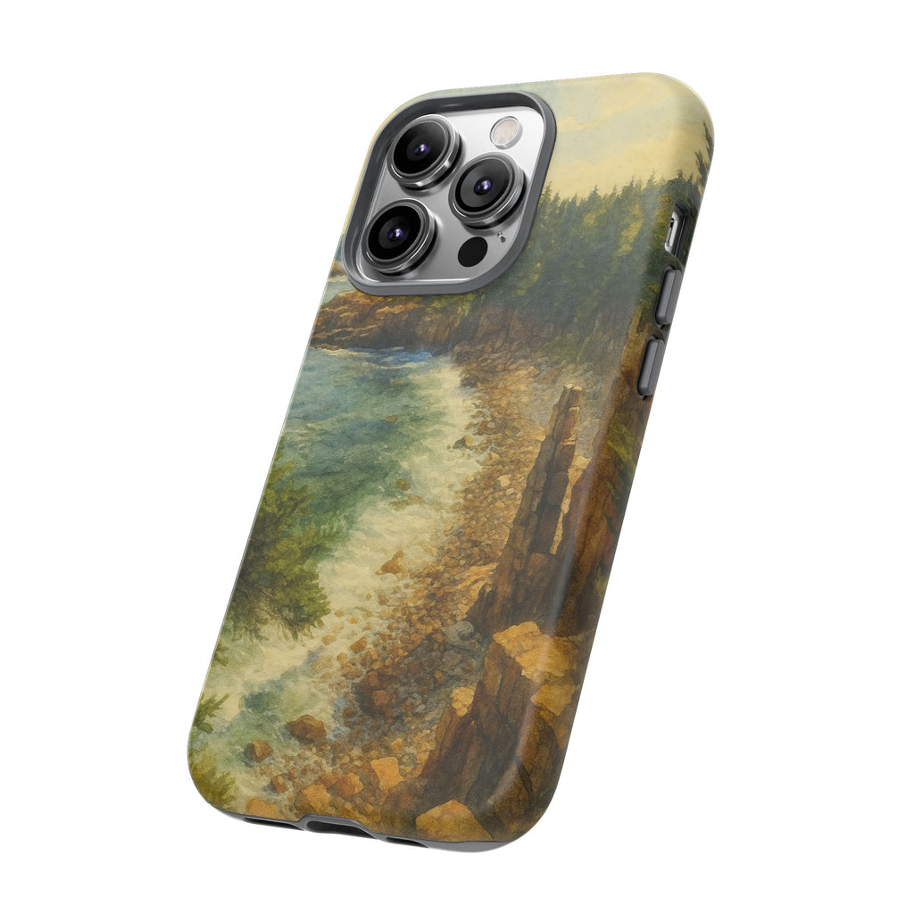Acadia National Park Beach Phone Case - Perfect Gift for Nature Lovers and Park Enthusiasts