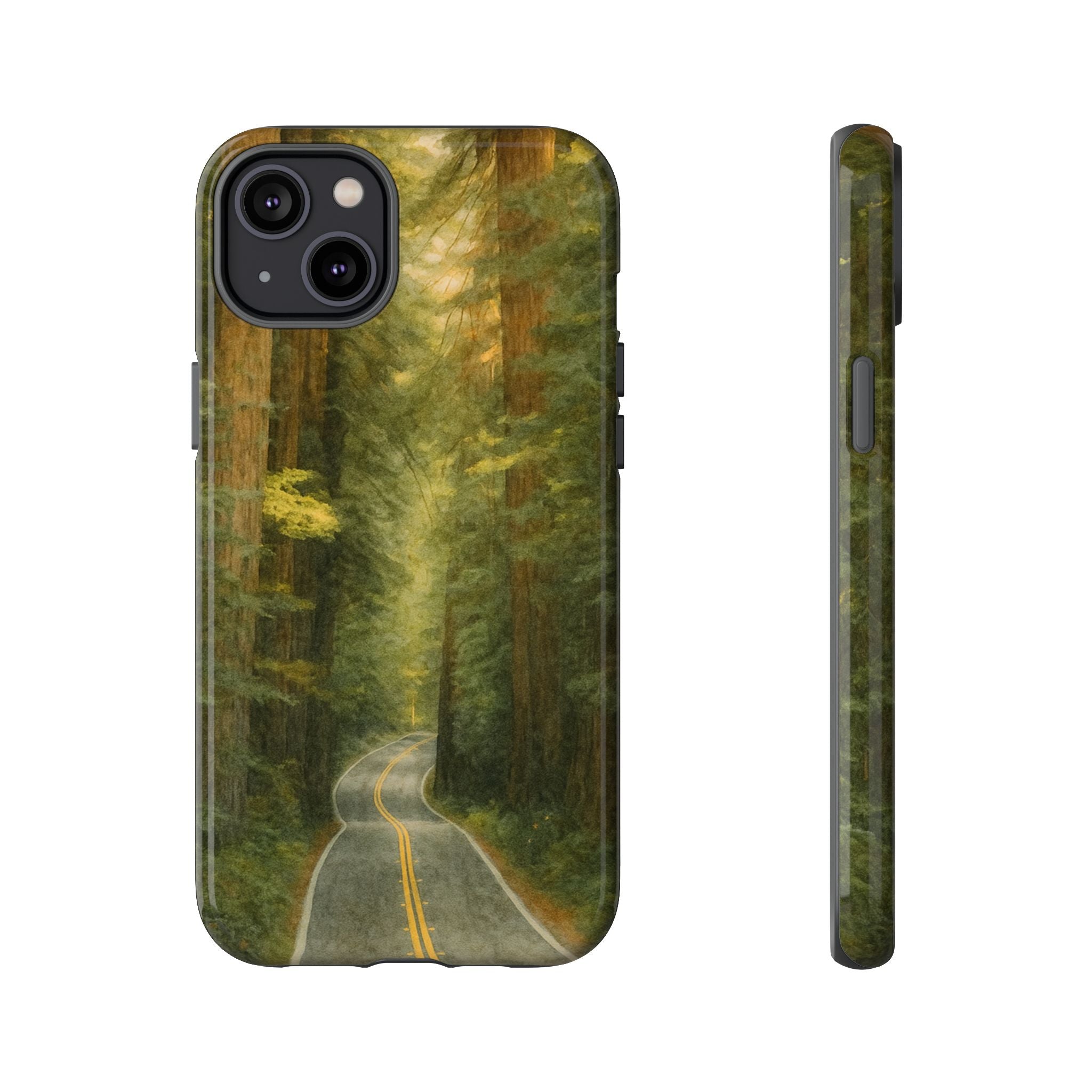 Redwoods National Park Road Phone Case - Perfect Gift for Nature Lovers and Park Enthusiasts