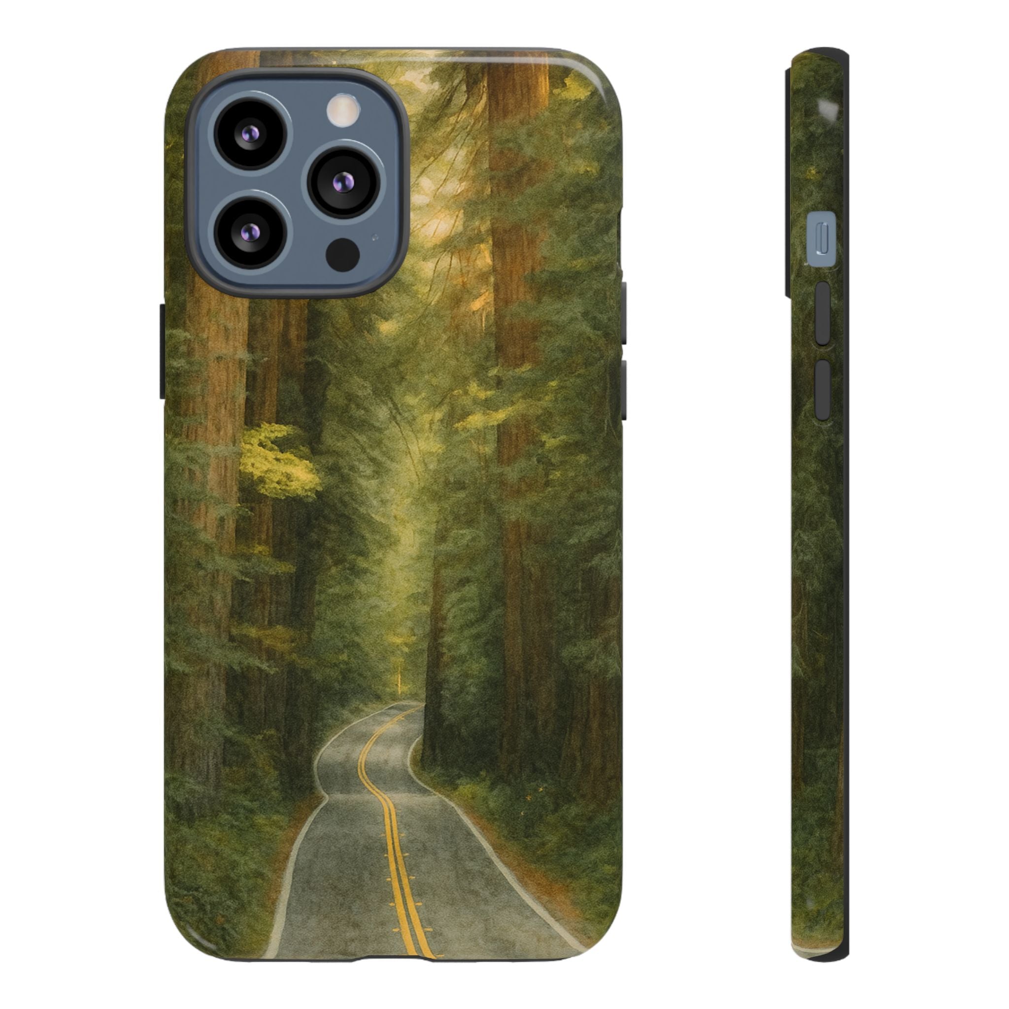Redwoods National Park Road Phone Case - Perfect Gift for Nature Lovers and Park Enthusiasts
