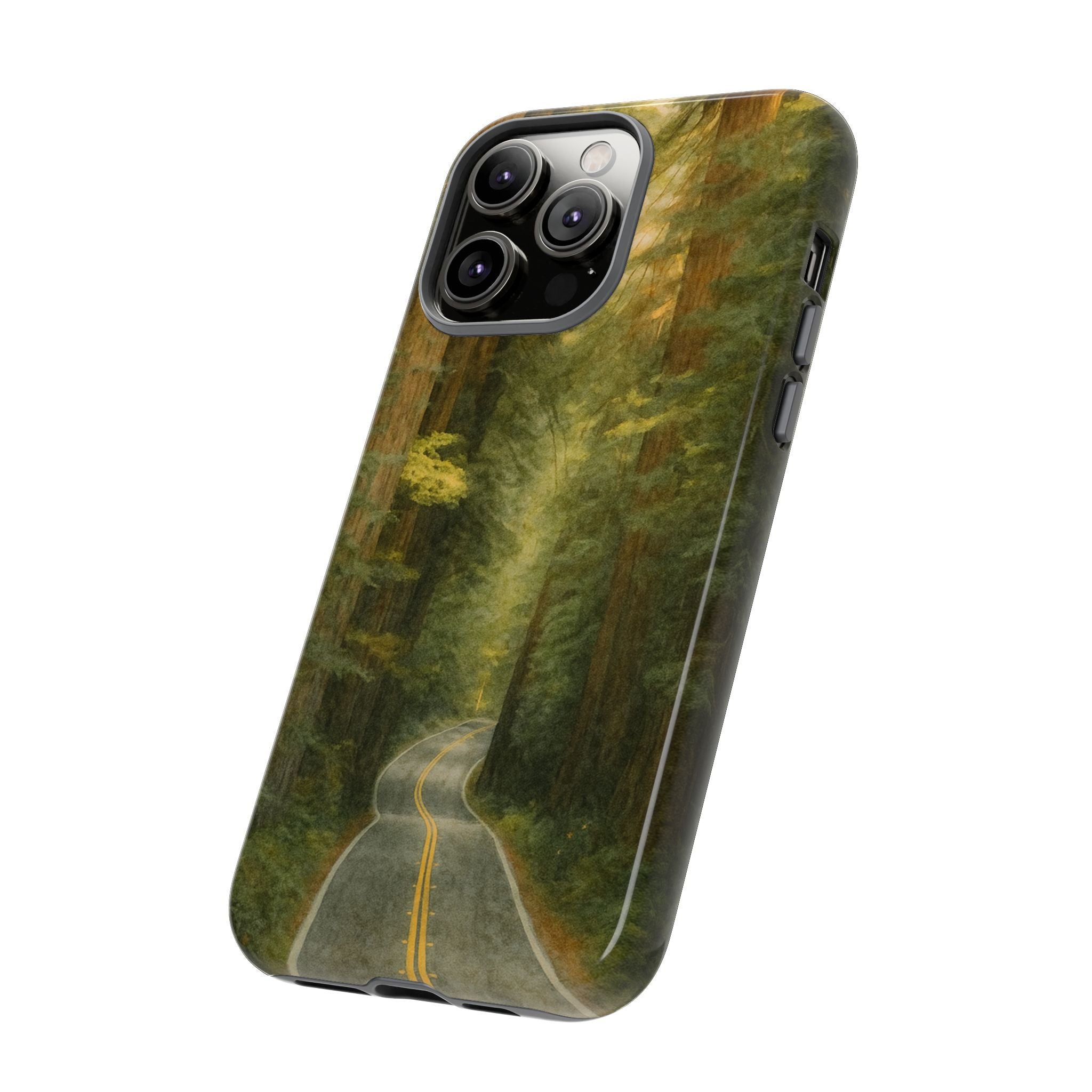 Redwoods National Park Road Phone Case - Perfect Gift for Nature Lovers and Park Enthusiasts