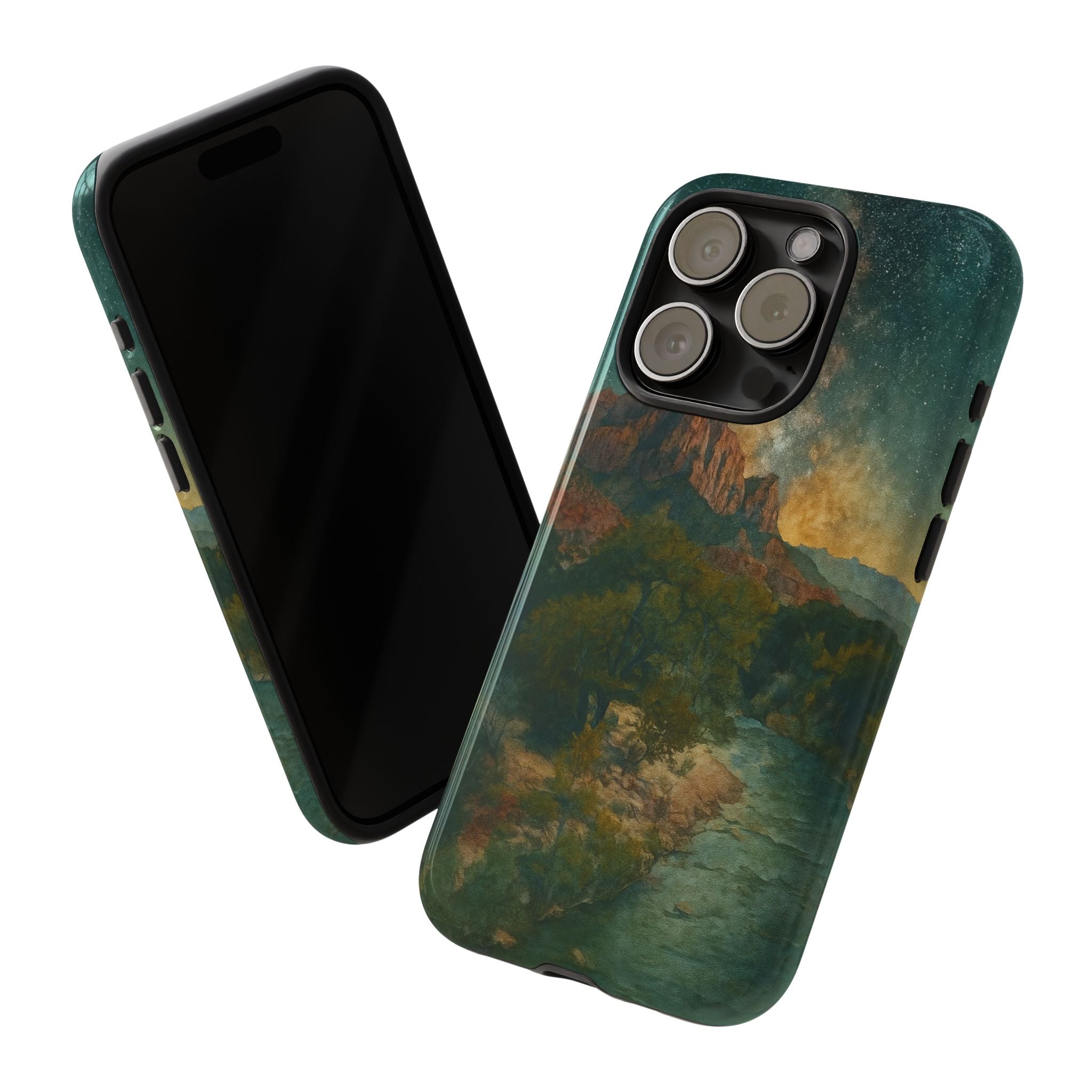 Zion National Park Milky Way Stars Phone Case - Perfect Gift for Nature Lovers and Park Enthusiasts