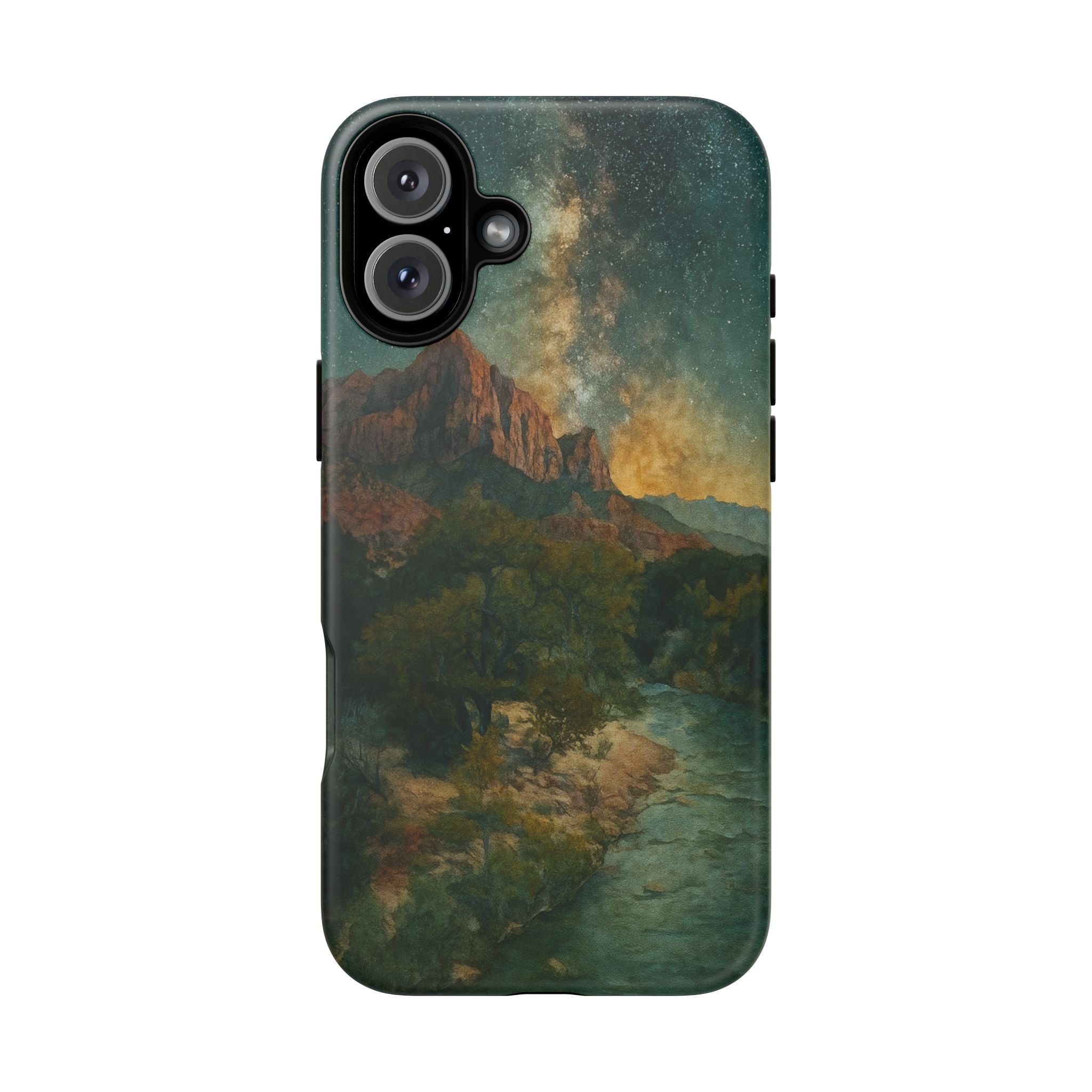 Zion National Park Milky Way Stars Phone Case - Perfect Gift for Nature Lovers and Park Enthusiasts